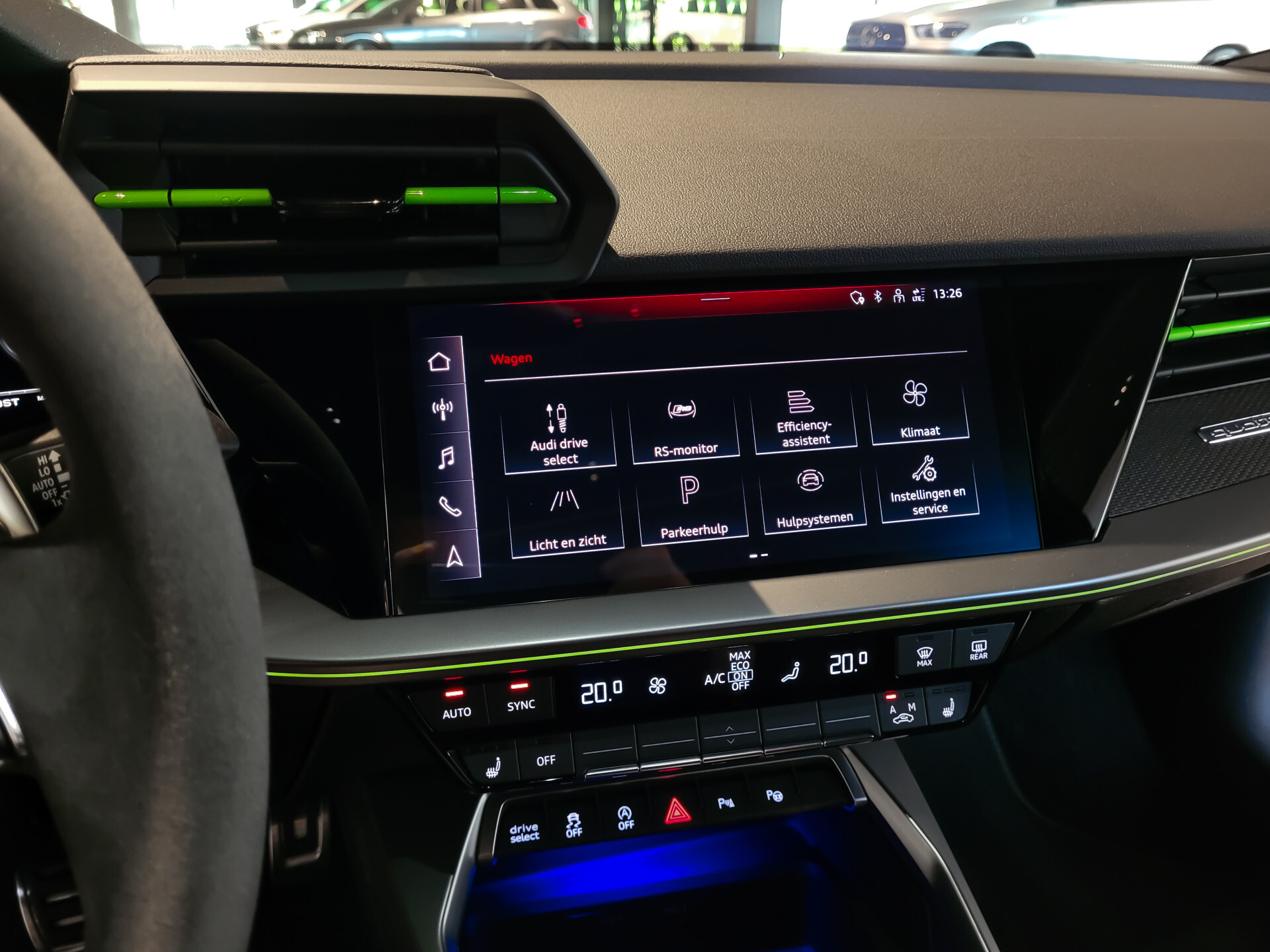 Audi RS3 Limousine 2.5 TFSI Quattro 400pk Hulk Edition B&O | Panorama | Adaptive Cruise | Keyless | Sportstoelen | Fijnnappa | Carbon | Full LED Foto 24