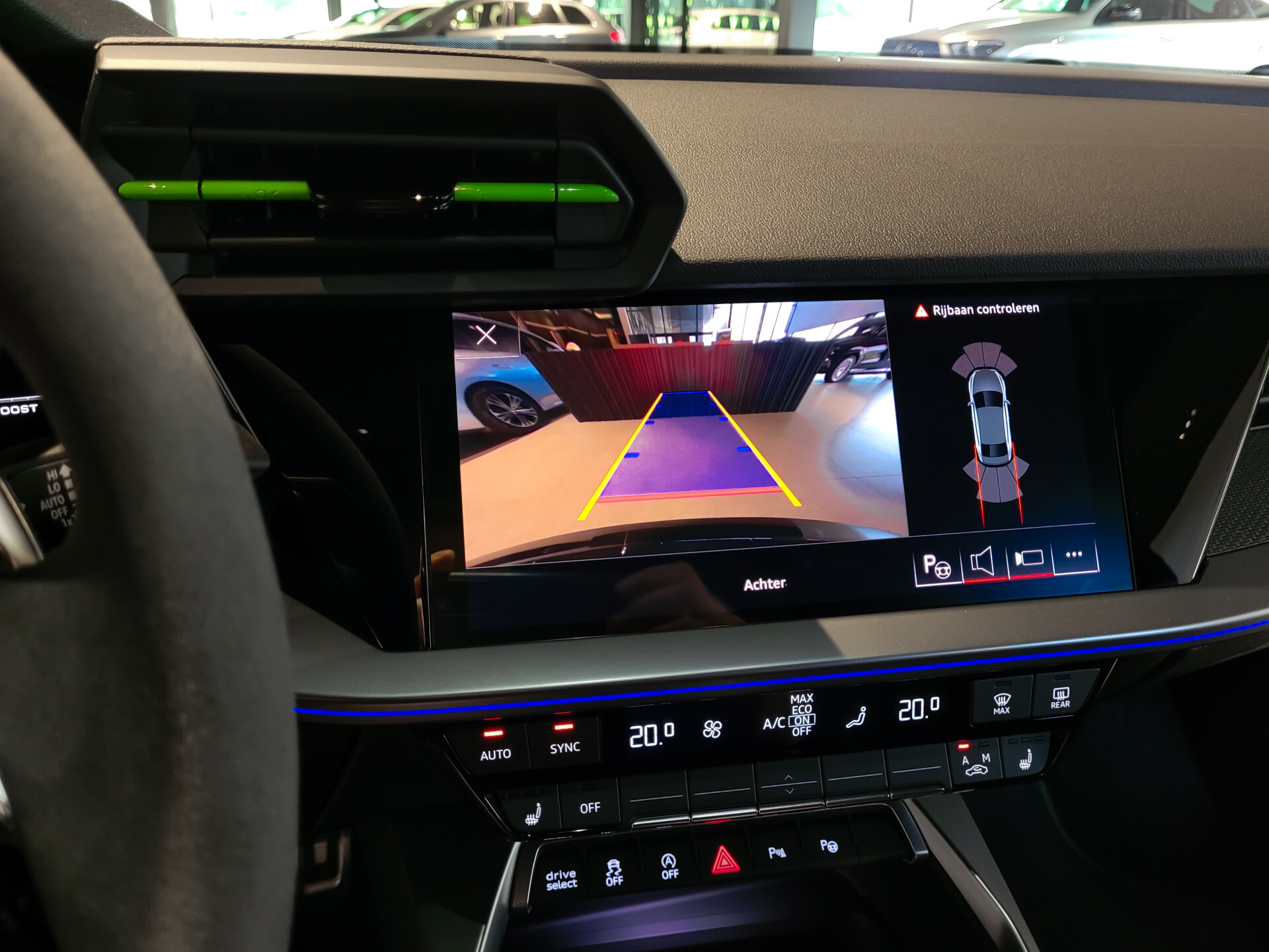 Audi RS3 Limousine 2.5 TFSI Quattro 400pk Hulk Edition B&O | Panorama | Adaptive Cruise | Keyless | Sportstoelen | Fijnnappa | Carbon | Full LED Foto 35