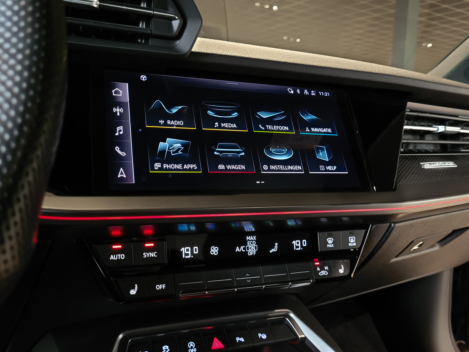 Audi S3 Sportback Quattro 2.0 TFSI Panorama | Keyless | B&O | Adaptive Cruise | Memory | HUD | Schakelbare uitlaat | Carbon | Blackpack | BTW Foto 13