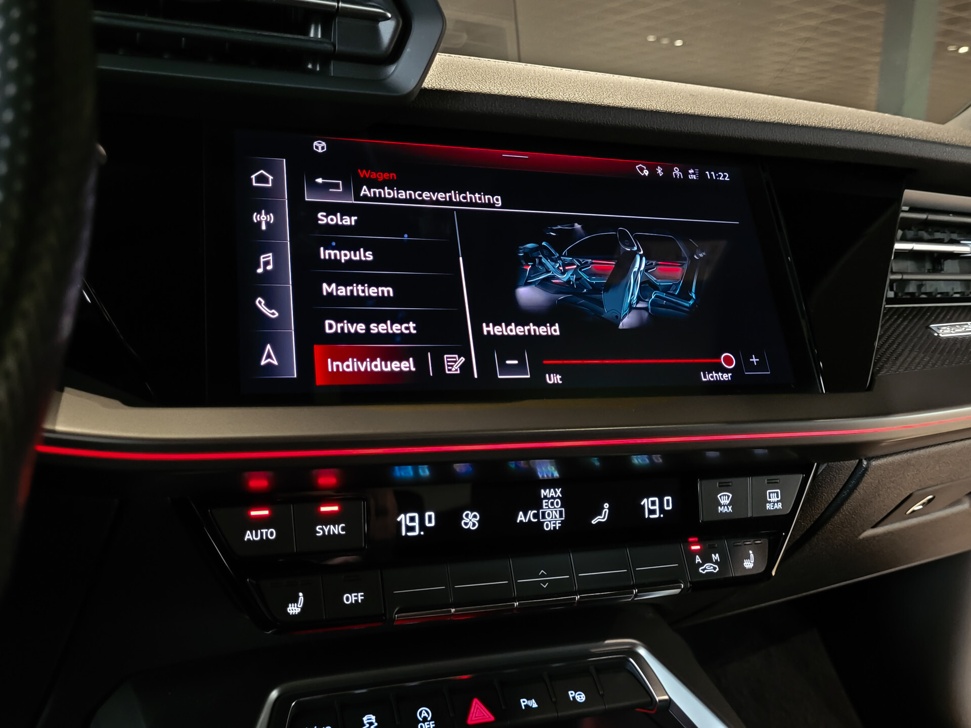 Audi S3 Sportback Quattro 2.0 TFSI Panorama | Keyless | B&O | Adaptive Cruise | Memory | HUD | Schakelbare uitlaat | Carbon | Blackpack | BTW Foto 23