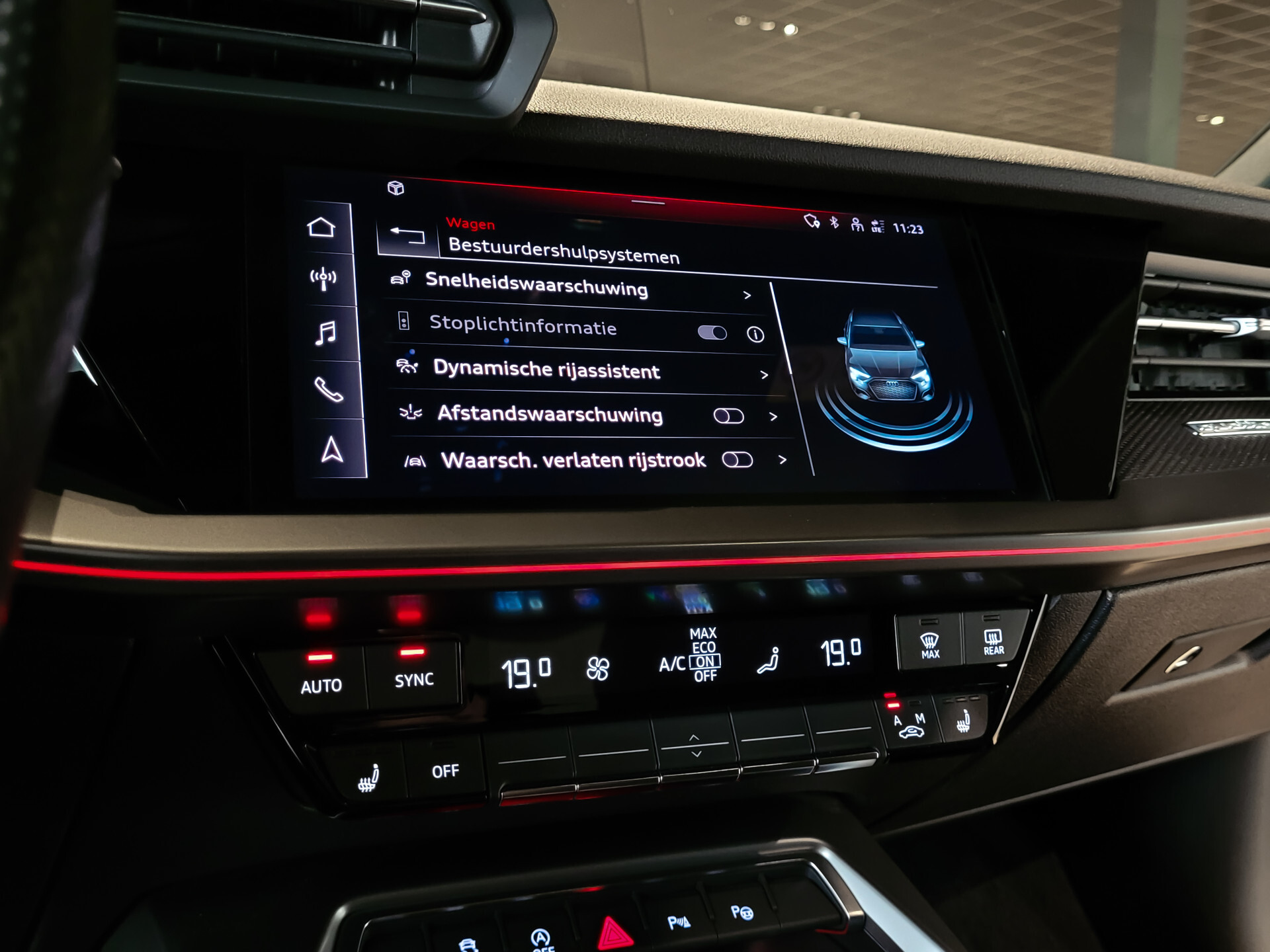 Audi S3 Sportback Quattro 2.0 TFSI Panorama | Keyless | B&O | Adaptive Cruise | Memory | HUD | Schakelbare uitlaat | Carbon | Blackpack | BTW Foto 29