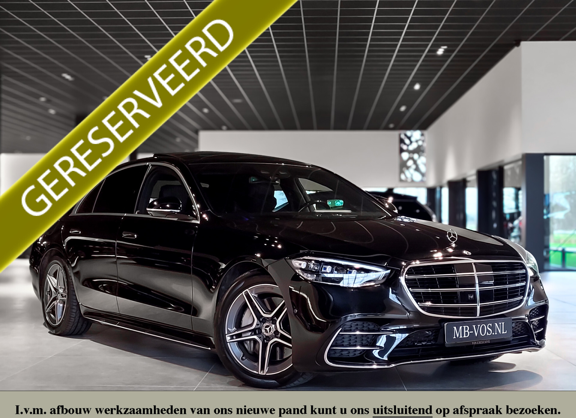 Mercedes-Benz S-Klasse 500 4M AMG Exclusive | 4xMassage | Entertainment | Achterassturing | 4xstoelkoeling | HUD Foto 1