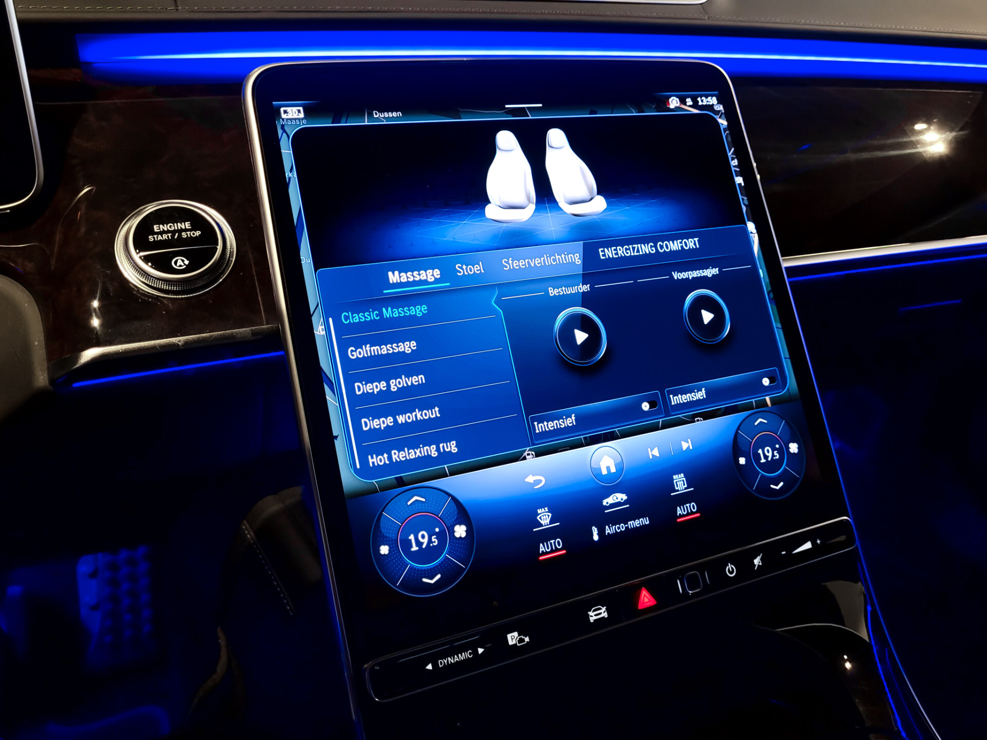 Mercedes-Benz S-Klasse 500 4M AMG Exclusive | 4xMassage | Entertainment | Achterassturing | 4xstoelkoeling | HUD Foto 11