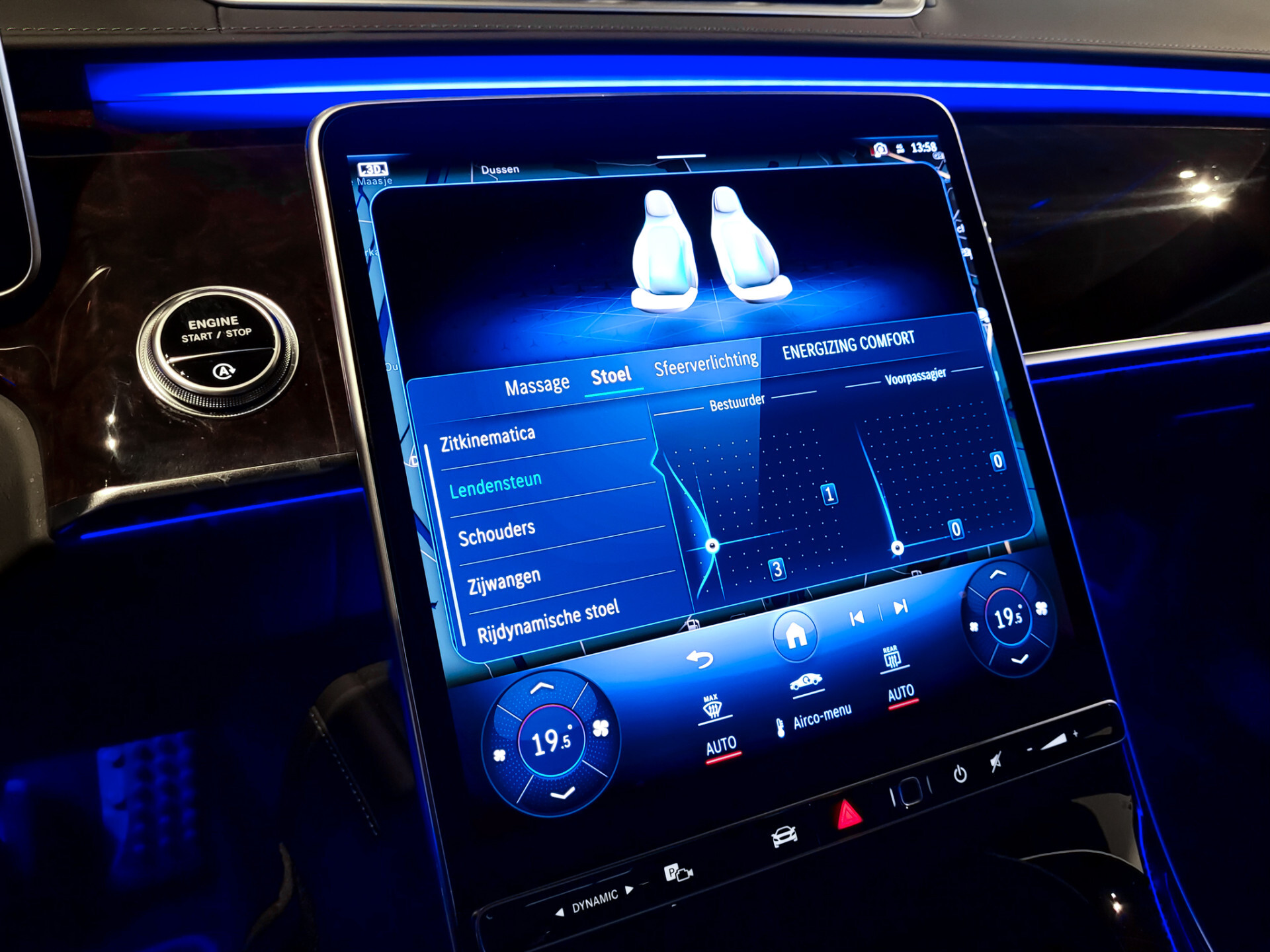 Mercedes-Benz S-Klasse 500 4M AMG Exclusive | 4xMassage | Entertainment | Achterassturing | 4xstoelkoeling | HUD Foto 13