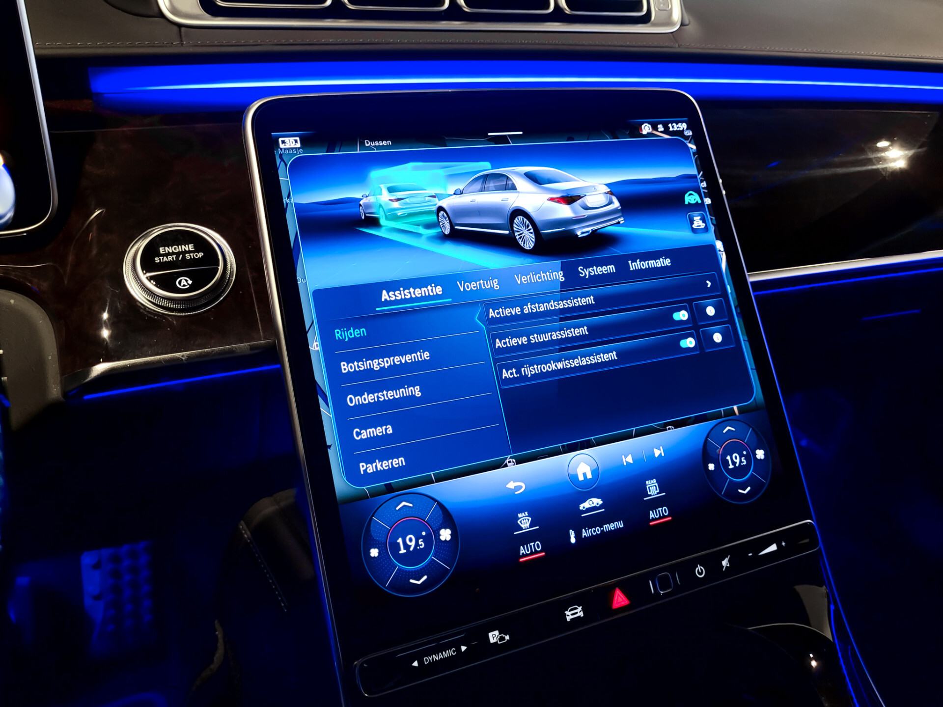 Mercedes-Benz S-Klasse 500 4M AMG Exclusive | 4xMassage | Entertainment | Achterassturing | 4xstoelkoeling | HUD Foto 19