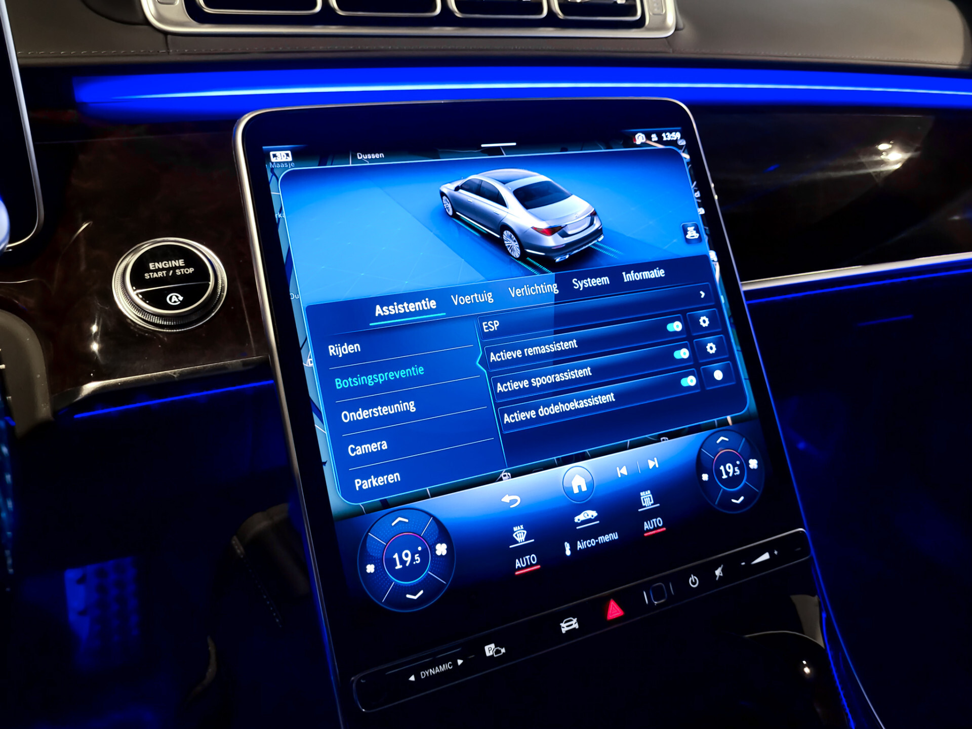 Mercedes-Benz S-Klasse 500 4M AMG Exclusive | 4xMassage | Entertainment | Achterassturing | 4xstoelkoeling | HUD Foto 21