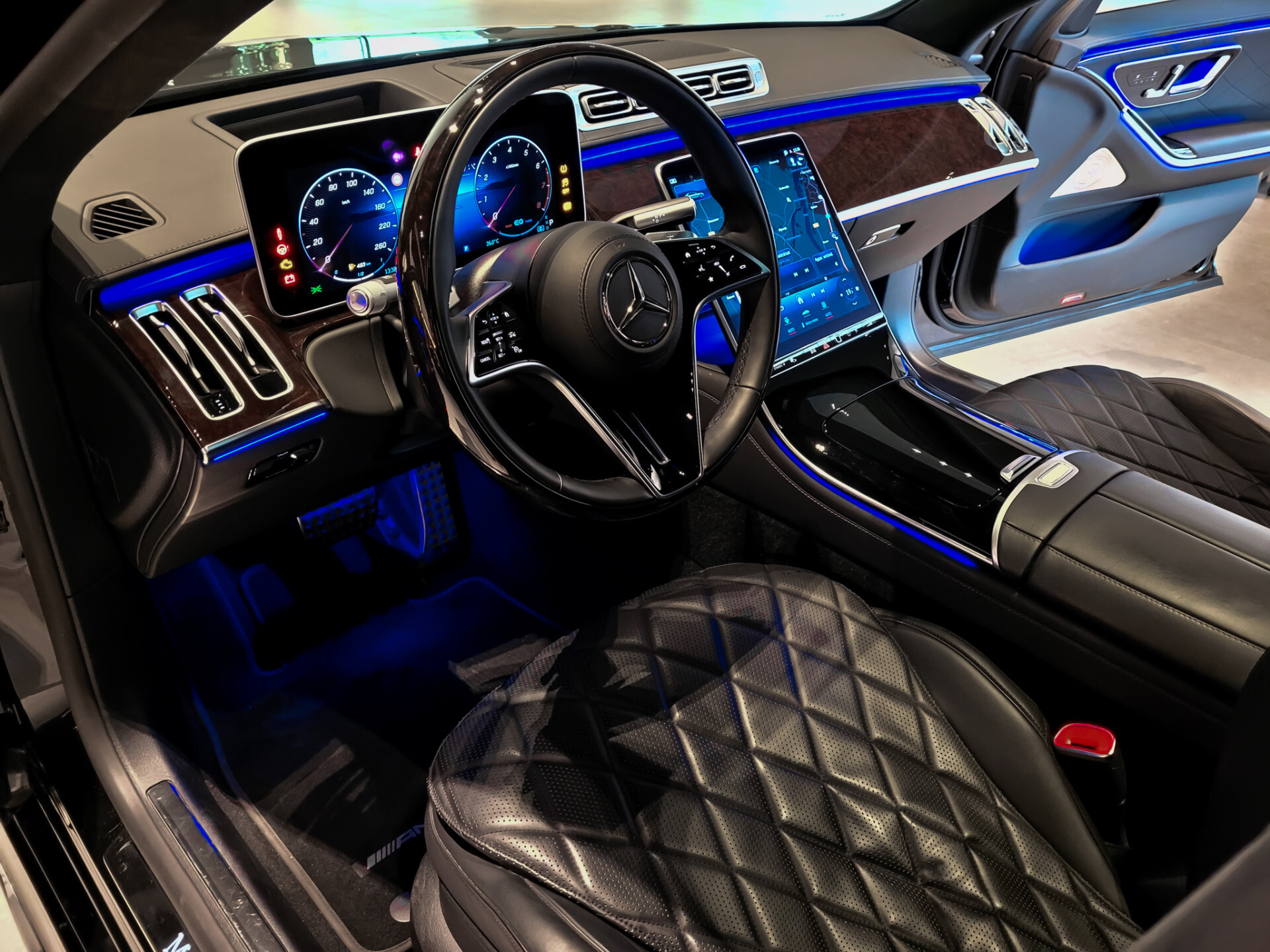 Mercedes-Benz S-Klasse 500 4M AMG Exclusive | 4xMassage | Entertainment | Achterassturing | 4xstoelkoeling | HUD Foto 22