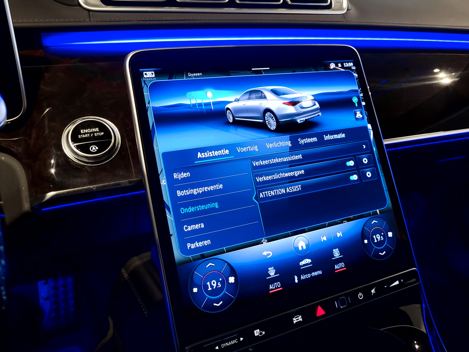 Mercedes-Benz S-Klasse 500 4M AMG Exclusive | 4xMassage | Entertainment | Achterassturing | 4xstoelkoeling | HUD Foto 23