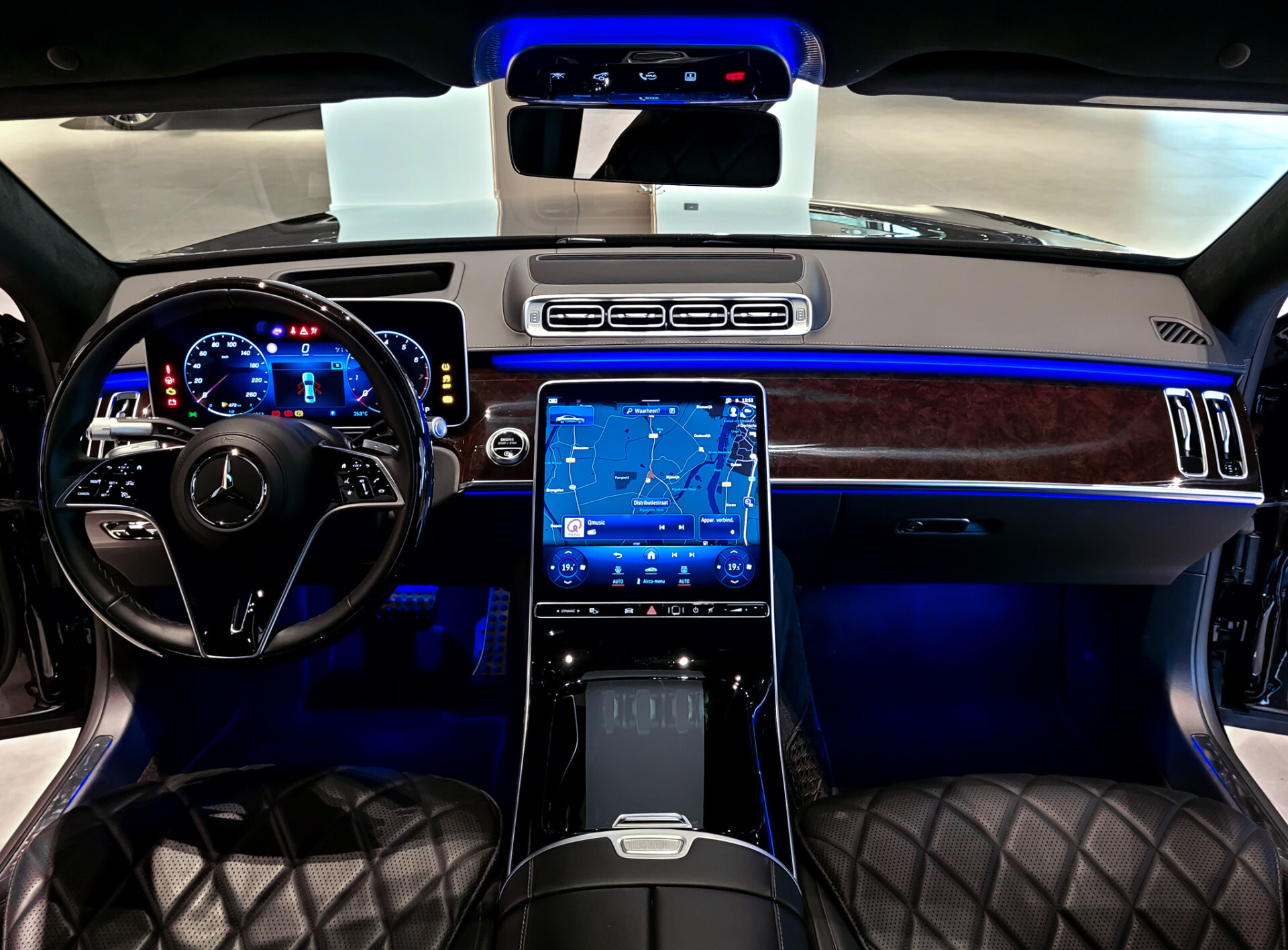 Mercedes-Benz S-Klasse 500 4M AMG Exclusive | 4xMassage | Entertainment | Achterassturing | 4xstoelkoeling | HUD Foto 5