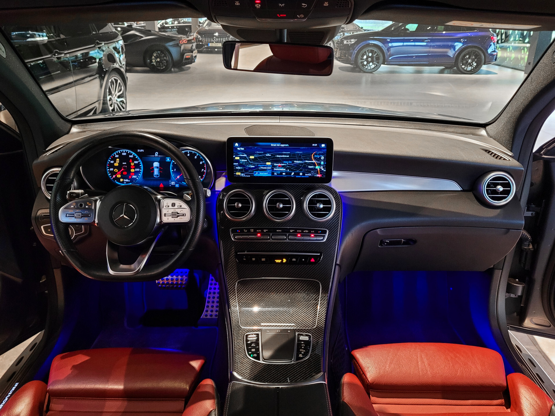 Mercedes-Benz GLC Coupé 200 AMG Manufaktur Carbon | Keyless | Burmester | Mem | Rij-assistentie | Schuifdak | 20" | Night Foto 35