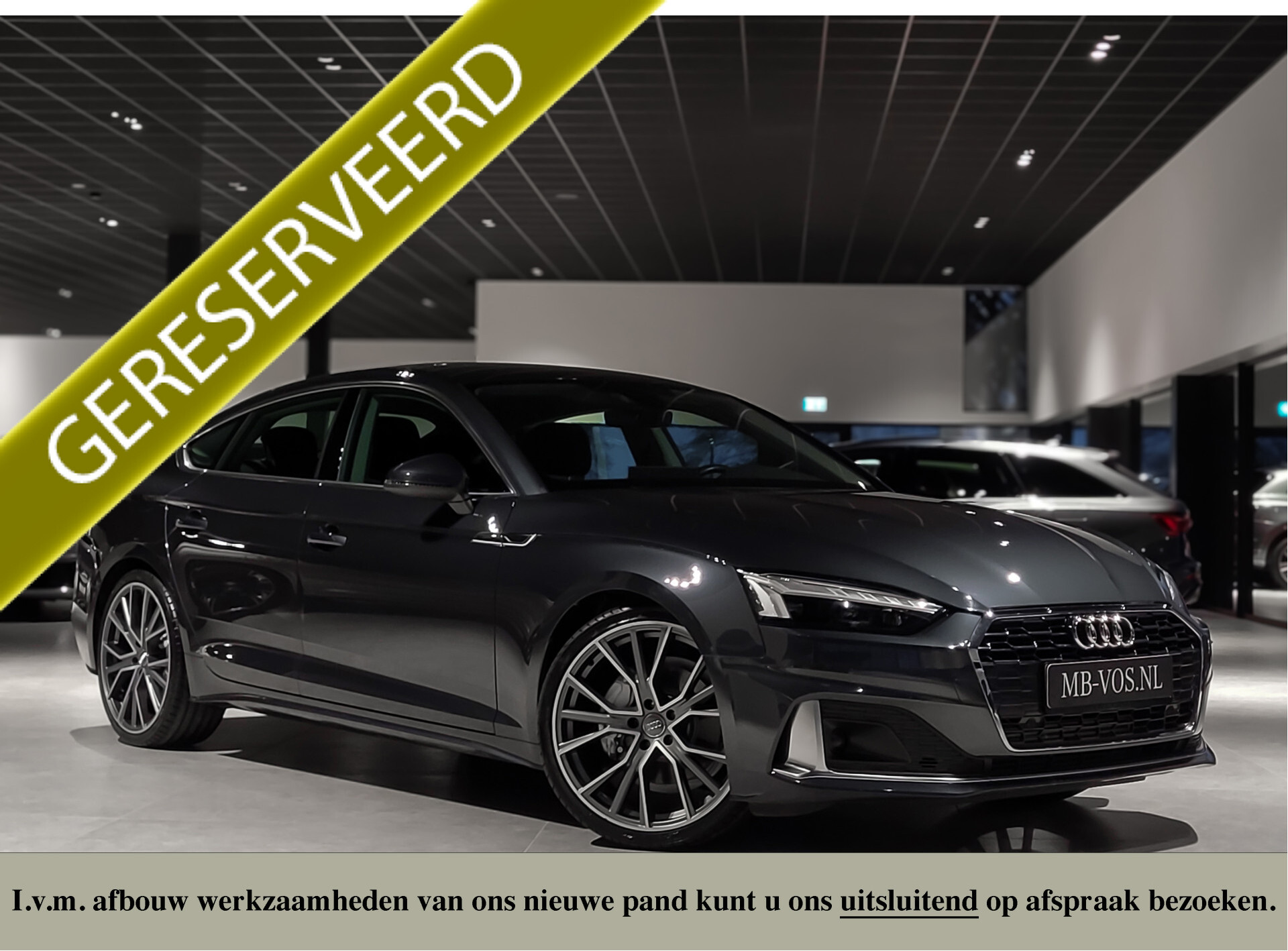 Audi A5 Sportback 40 TFSI S edition 20" | Adaptive Cruise | Massage | Virtual Cockpit | Camera | ECC | Aut-kofferklep Foto 1