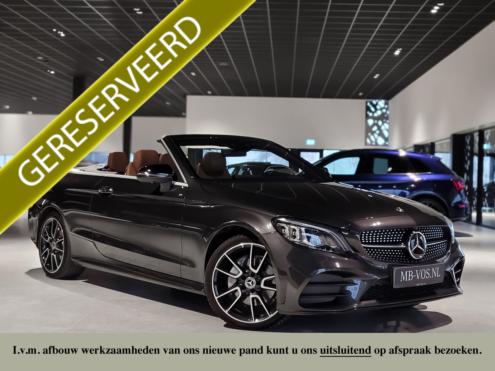 Mercedes-Benz C-Klasse Cabrio 180 AMG Night | ACC | Keyless | Burmester | Mem | 360 | Aircap | Airscarf | HUD | 19" Foto 1