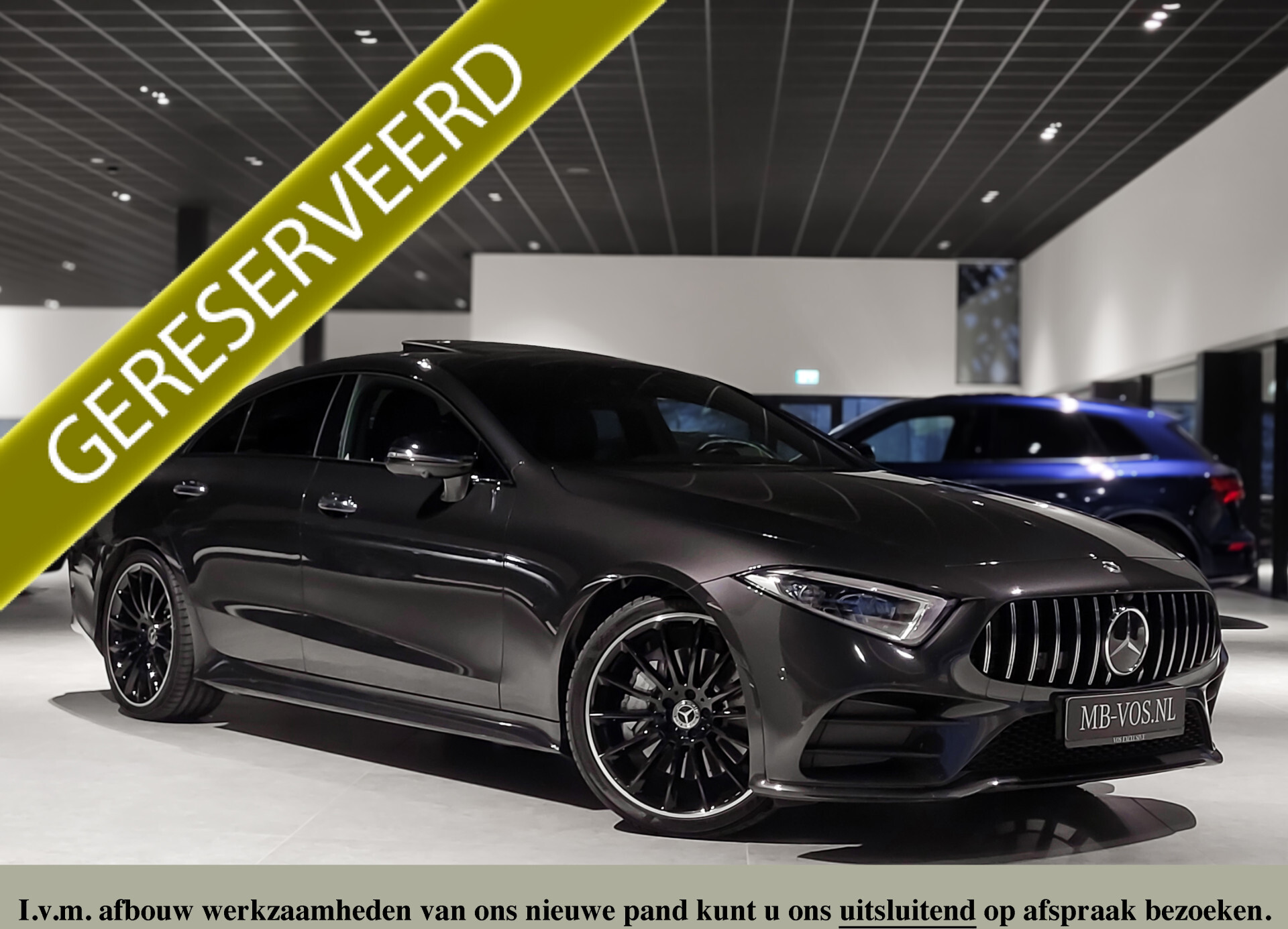 Mercedes-Benz CLS-Klasse 300 d AMG Night | Luchtvering | Rij-assistentie | Keyless | Burmester | Standkachel | HUD | Schuifdak | 20" Foto 1