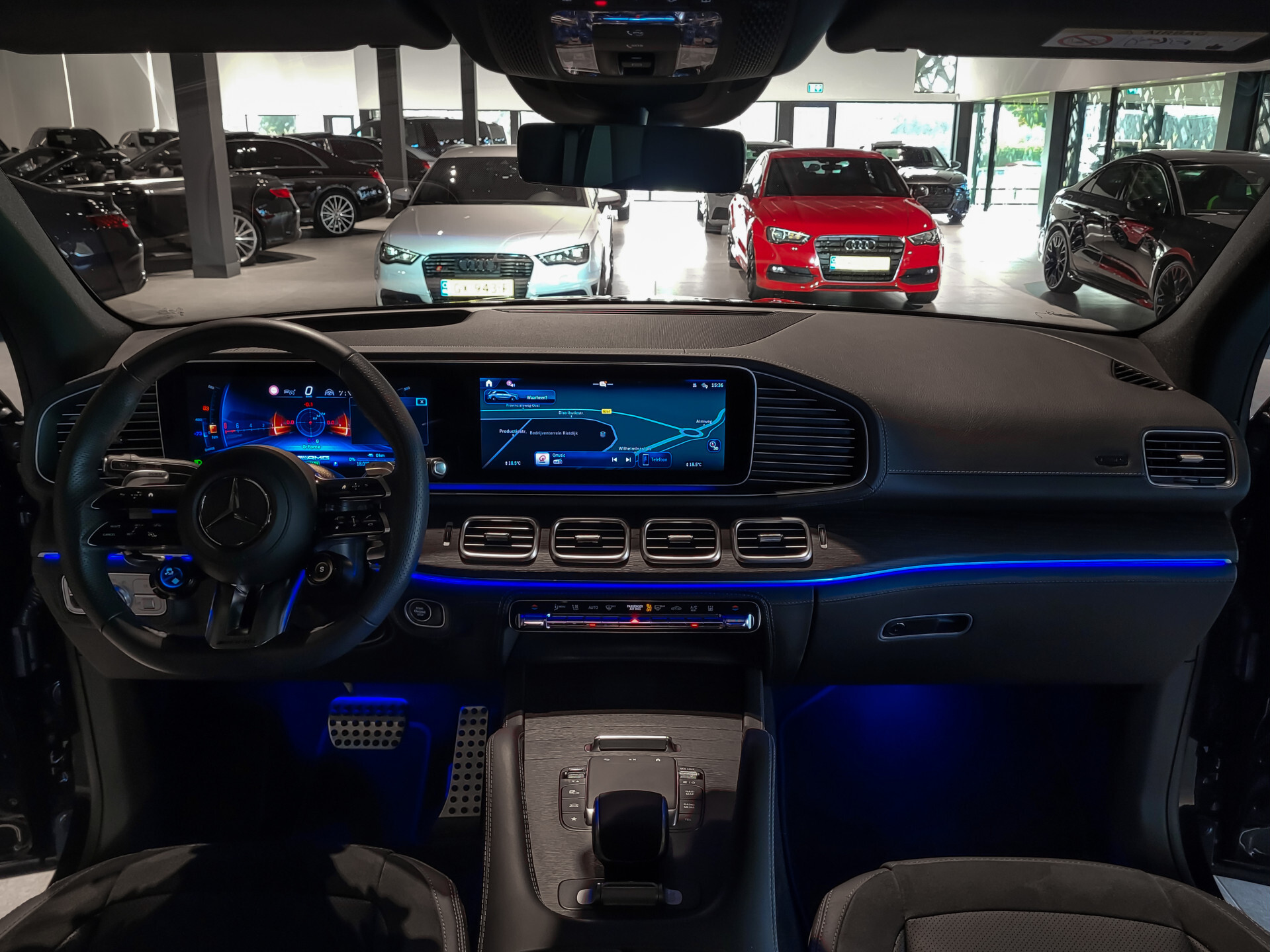 Mercedes-Benz GLE AMG 53 Hybrid 4M+ Night | Stoelkoeling | Distronic | Keyless | Mem | HUD | Burmester | Panorama | 22" | Nappa Foto 21