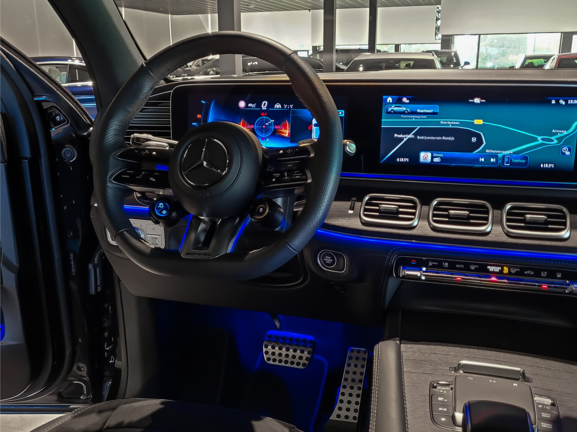 Mercedes-Benz GLE AMG 53 Hybrid 4M+ Night | Stoelkoeling | Distronic | Keyless | Mem | HUD | Burmester | Panorama | 22" | Nappa Foto 35