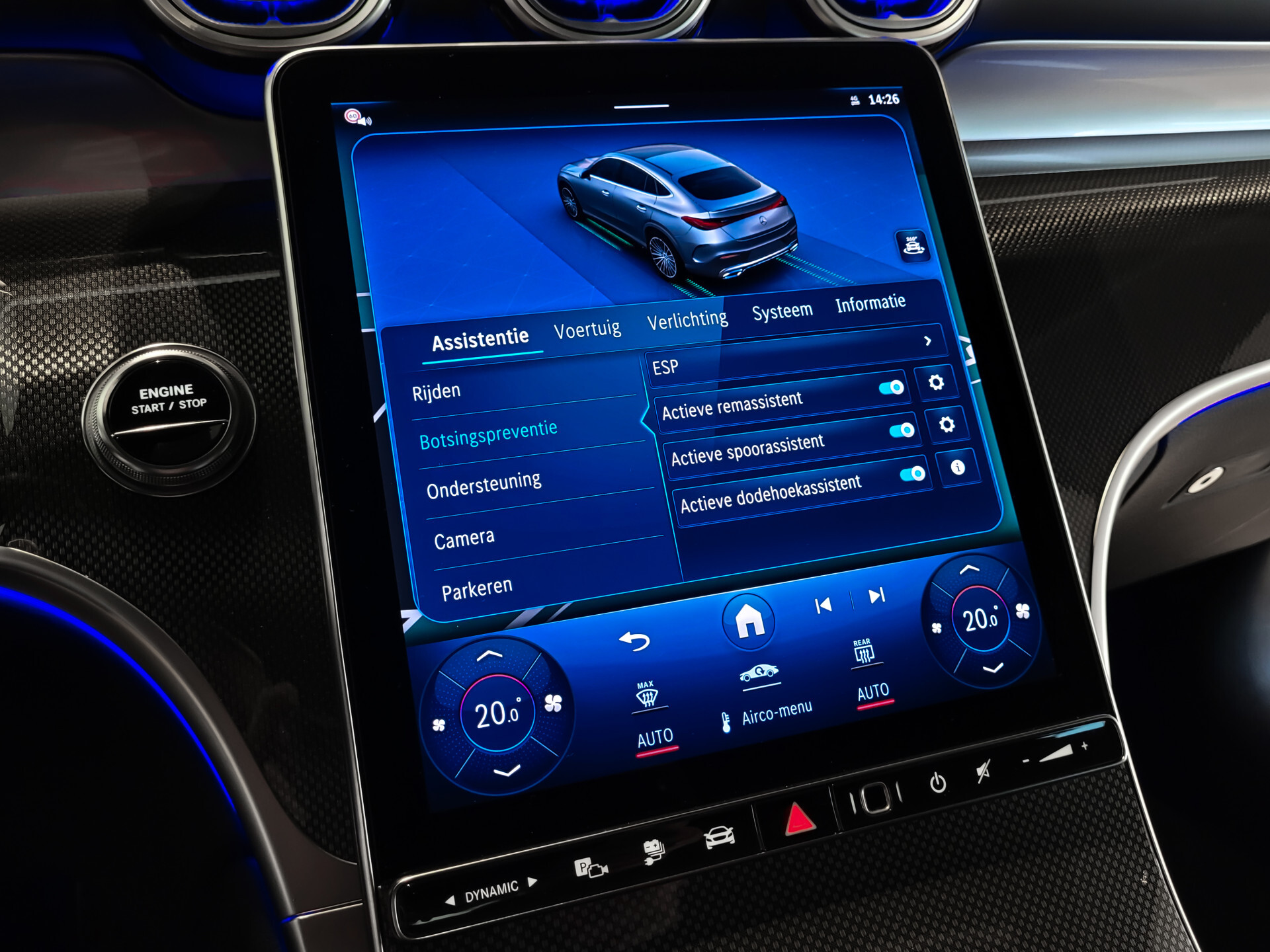 Mercedes-Benz GLC Coupé 400e 4-M AMG Night | Luchtvering | Achterassturing | Massage | ACC | HUD | Keyless | Nappa | Panorama | Trekhaak Foto 32