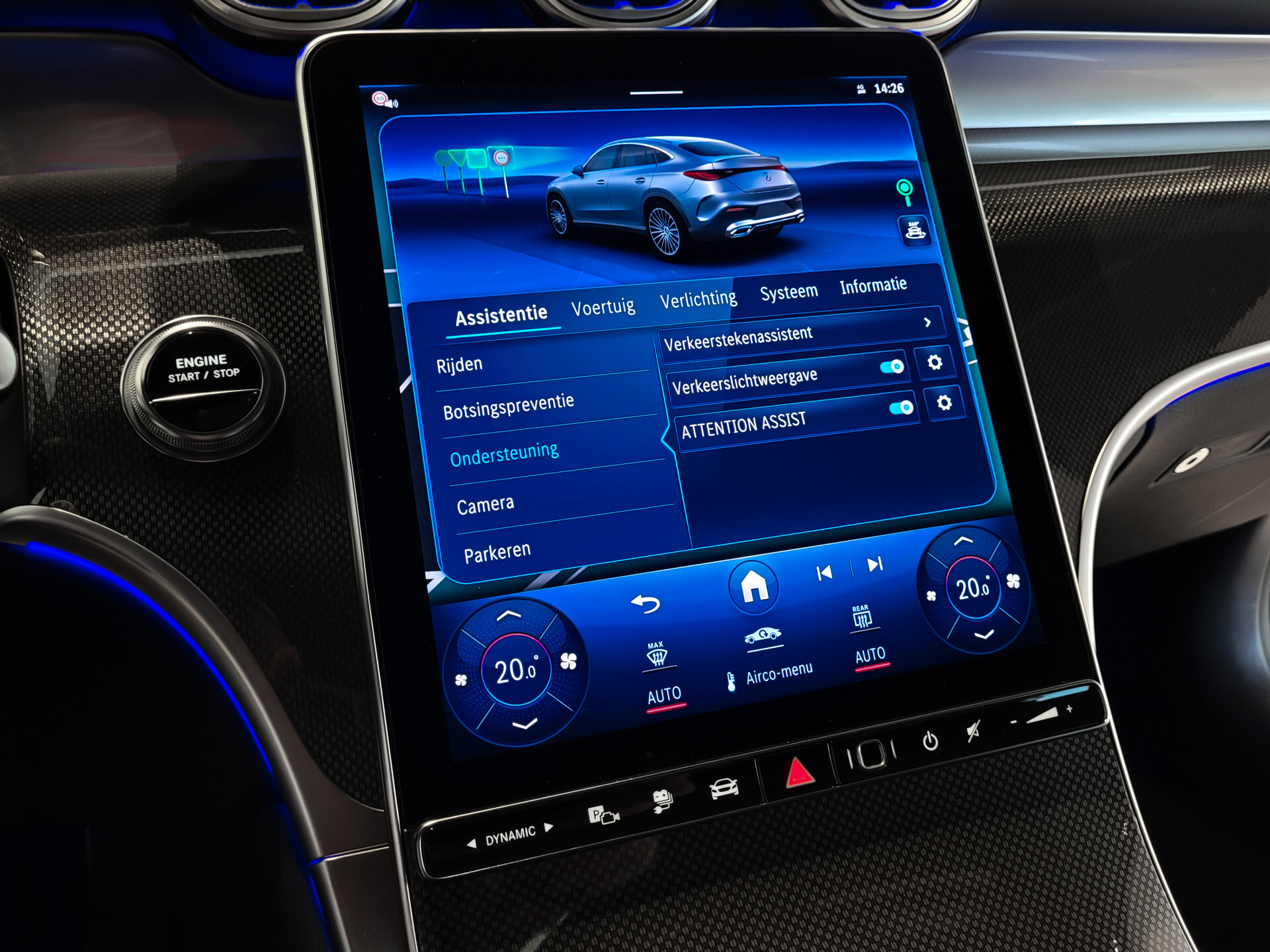 Mercedes-Benz GLC Coupé 400e 4-M AMG Night | Luchtvering | Achterassturing | Massage | ACC | HUD | Keyless | Nappa | Panorama | Trekhaak Foto 34