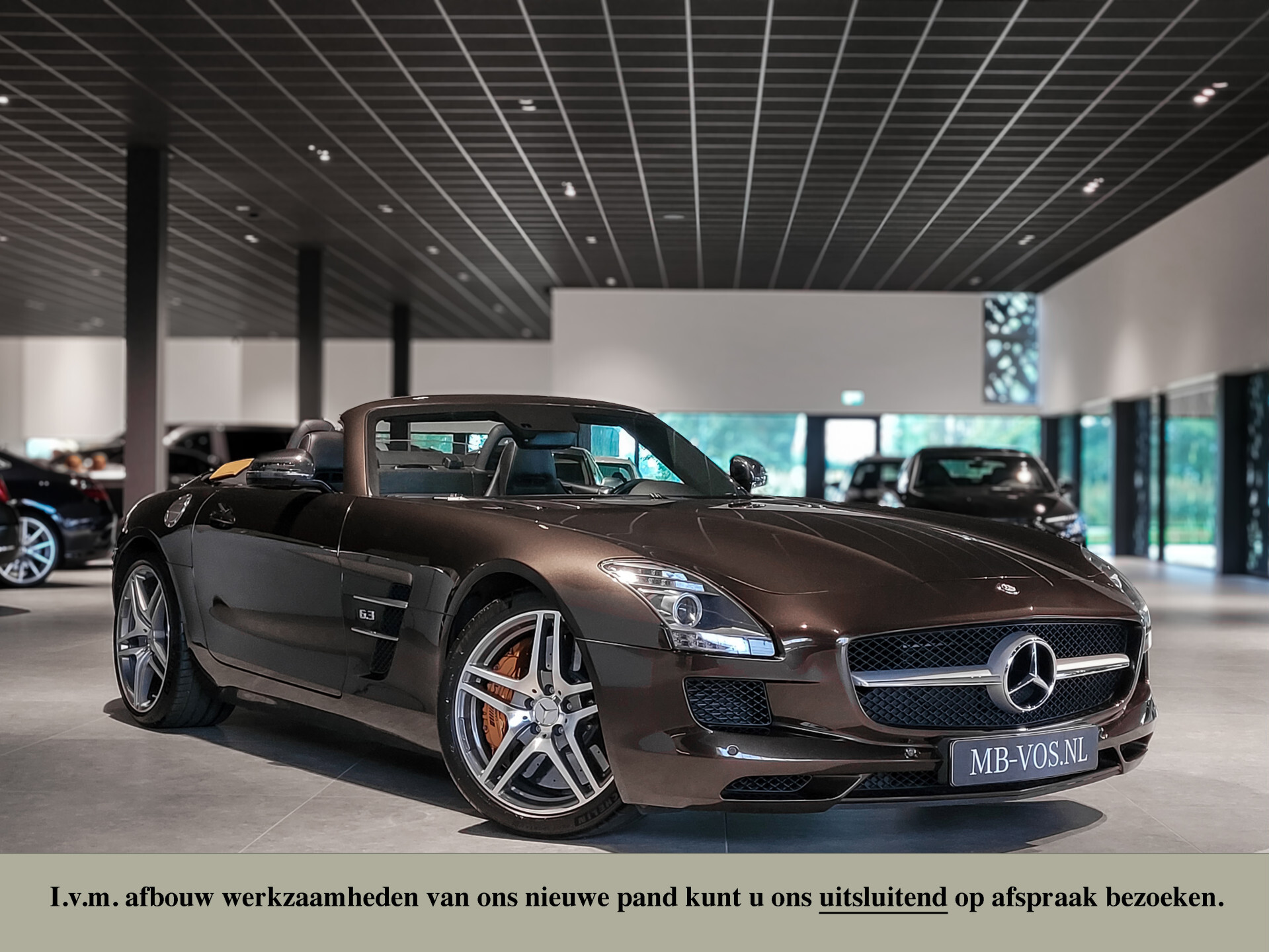 Mercedes-Benz SLS Roadster 6.3 AMG Keramisch | Designo | B&O | Sepang bruin Foto 1