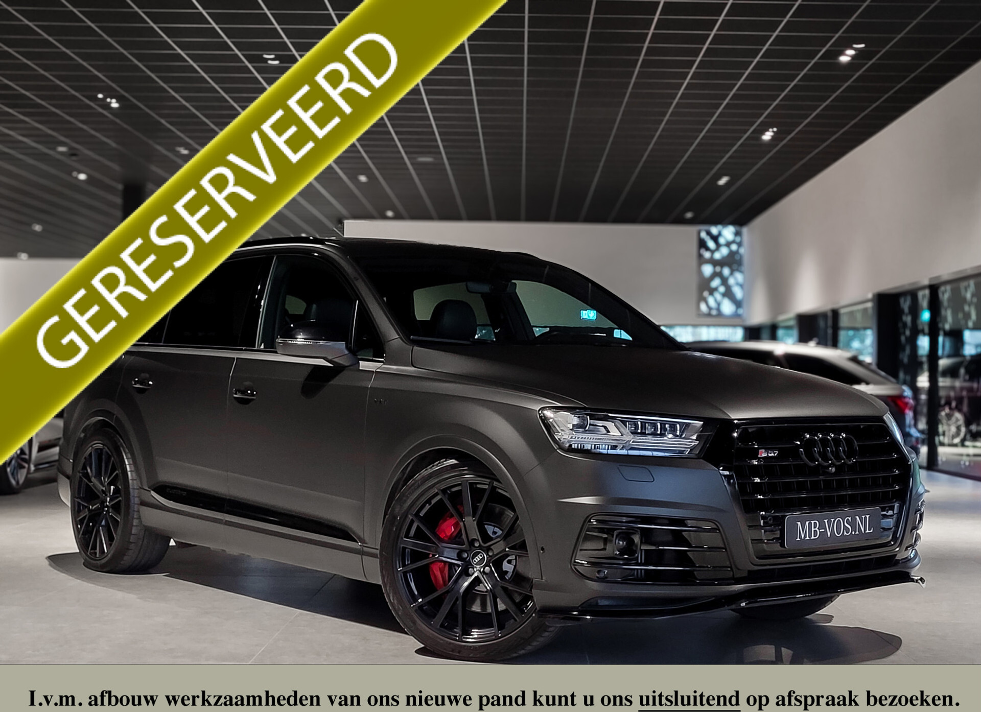 Audi SQ7 4.0 TDI Quattro Pro Line 7-Persoons Carbon | New Service | HUD | Bose | Achterassturing | Standkachel Foto 1