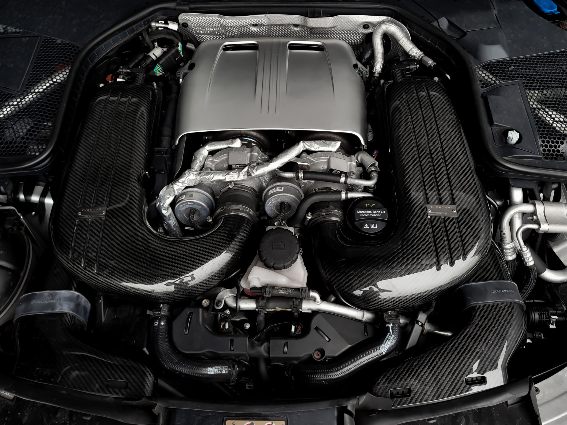 Mercedes-Benz C-Klasse Estate AMG 63 S Ceramic | Performance stoelen | Night | Keyless | Distronic | Burmester | 360 | HUD | Centuri Foto 35