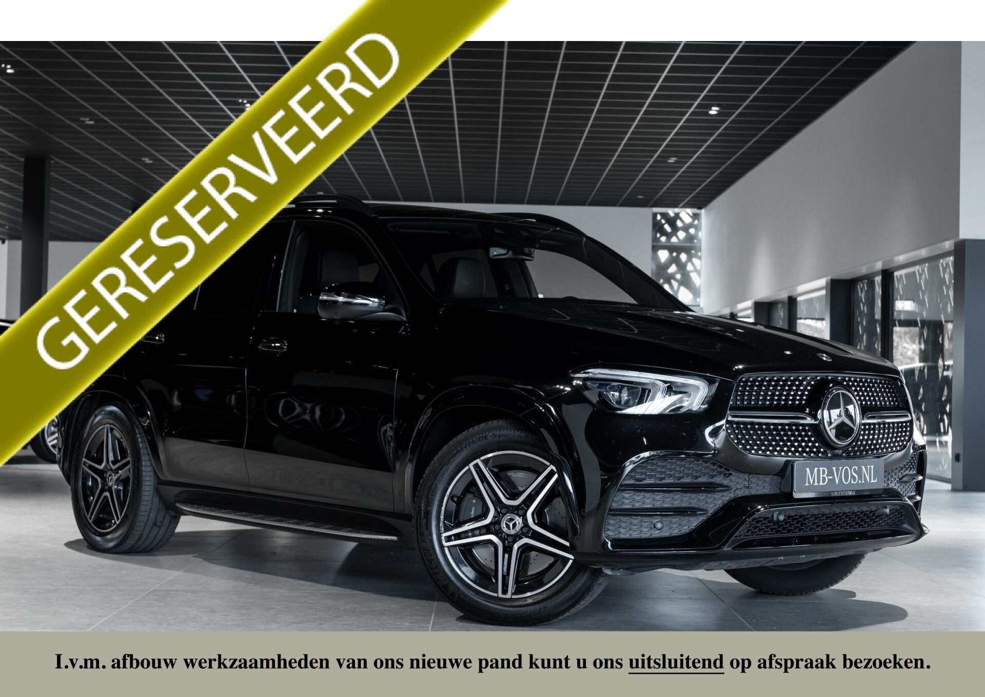 Mercedes-Benz GLE 450 4-M AMG Night | Luchtvering | Keyless | ACC | Pano | Trekhaak | Burmester | Mem | 360 | BTW Aut9 Foto 1