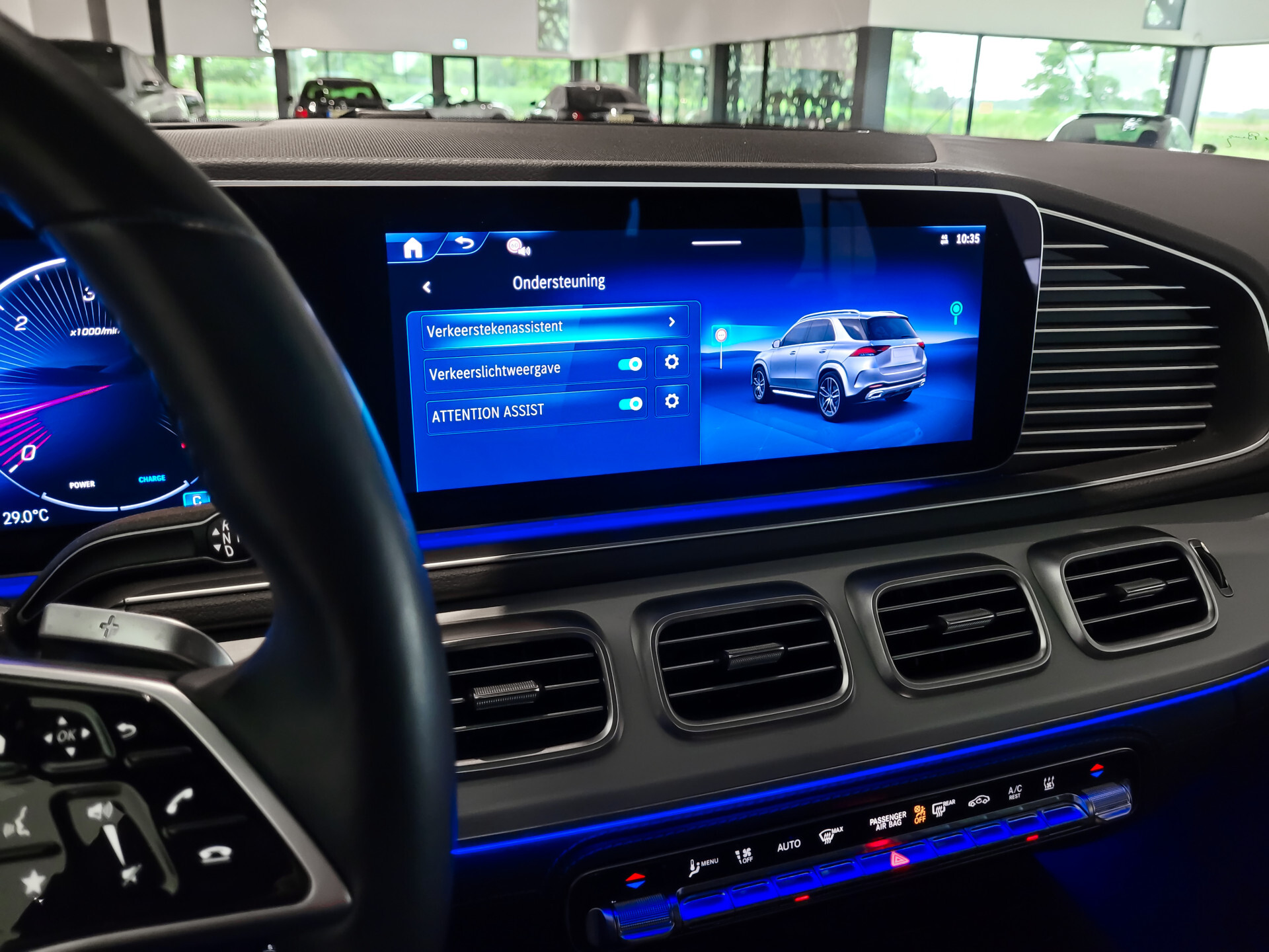 Mercedes-Benz GLE 450 d 4-M AMG 7-Pers | Keyless | ACC | HUD | Standkachel | 360 | Stoelkoeling | Pano | Luchtvering | Air-Balance Foto 19