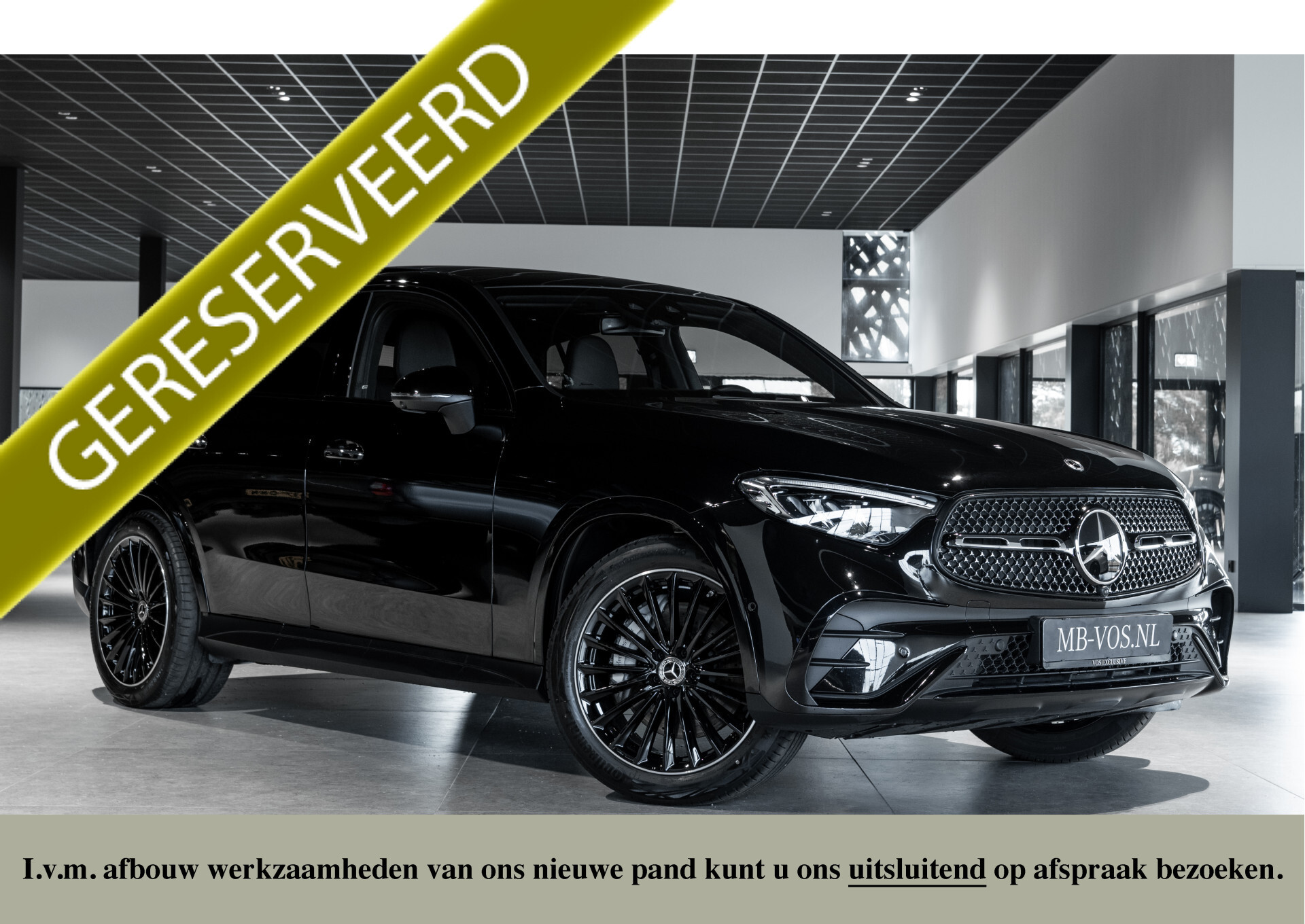 Mercedes-Benz GLC Coupé 400e 4-M AMG Night | Achterassturing | Luchtvering | ACC | Keyless | HUD | Trekhaak | 360 | Burmester | Mem Foto 1