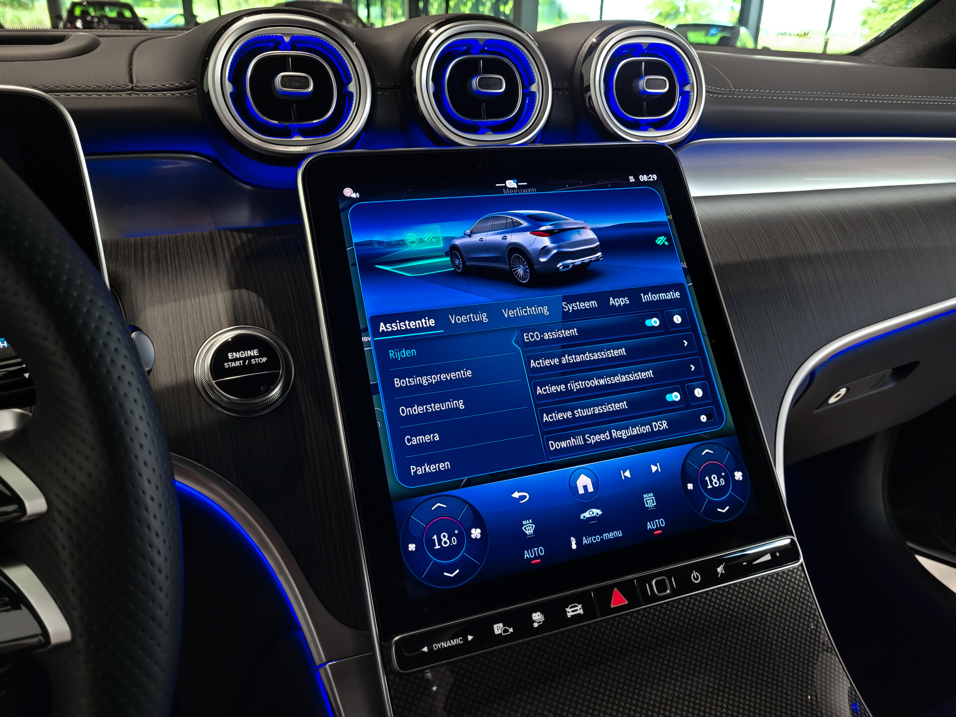 Mercedes-Benz GLC Coupé 400e 4-M AMG Night | Achterassturing | Luchtvering | ACC | Keyless | HUD | Trekhaak | 360 | Burmester | Mem Foto 18