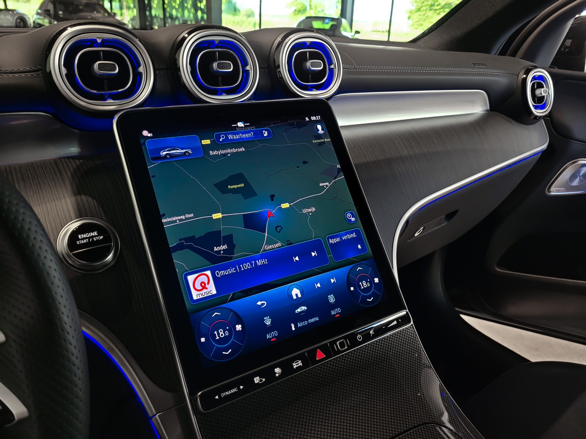 Mercedes-Benz GLC Coupé 400e 4-M AMG Night | Achterassturing | Luchtvering | ACC | Keyless | HUD | Trekhaak | 360 | Burmester | Mem Foto 8