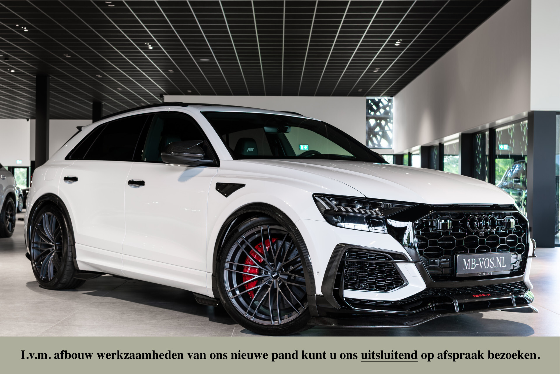 Audi RSQ8-R ABT 1 OF 125 740pk Gletscherwit metallic | Carbon | B&O | Massage | BTW Foto 1