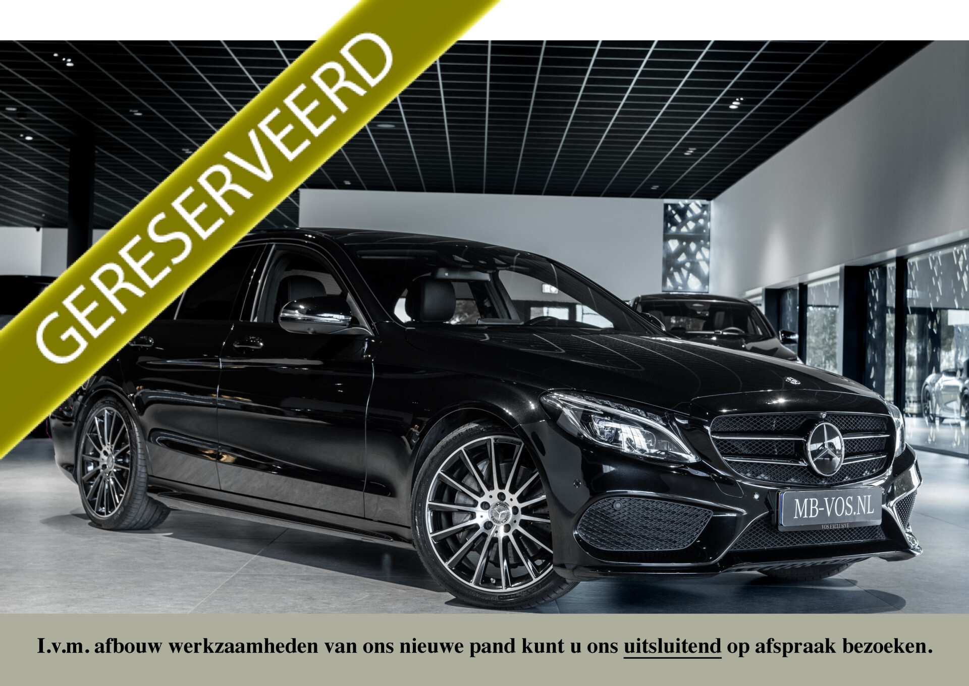 Mercedes-Benz C-Klasse 400 4-M AMG Night | Panorama | 19" | Burmester | 360 | Distronic Foto 1