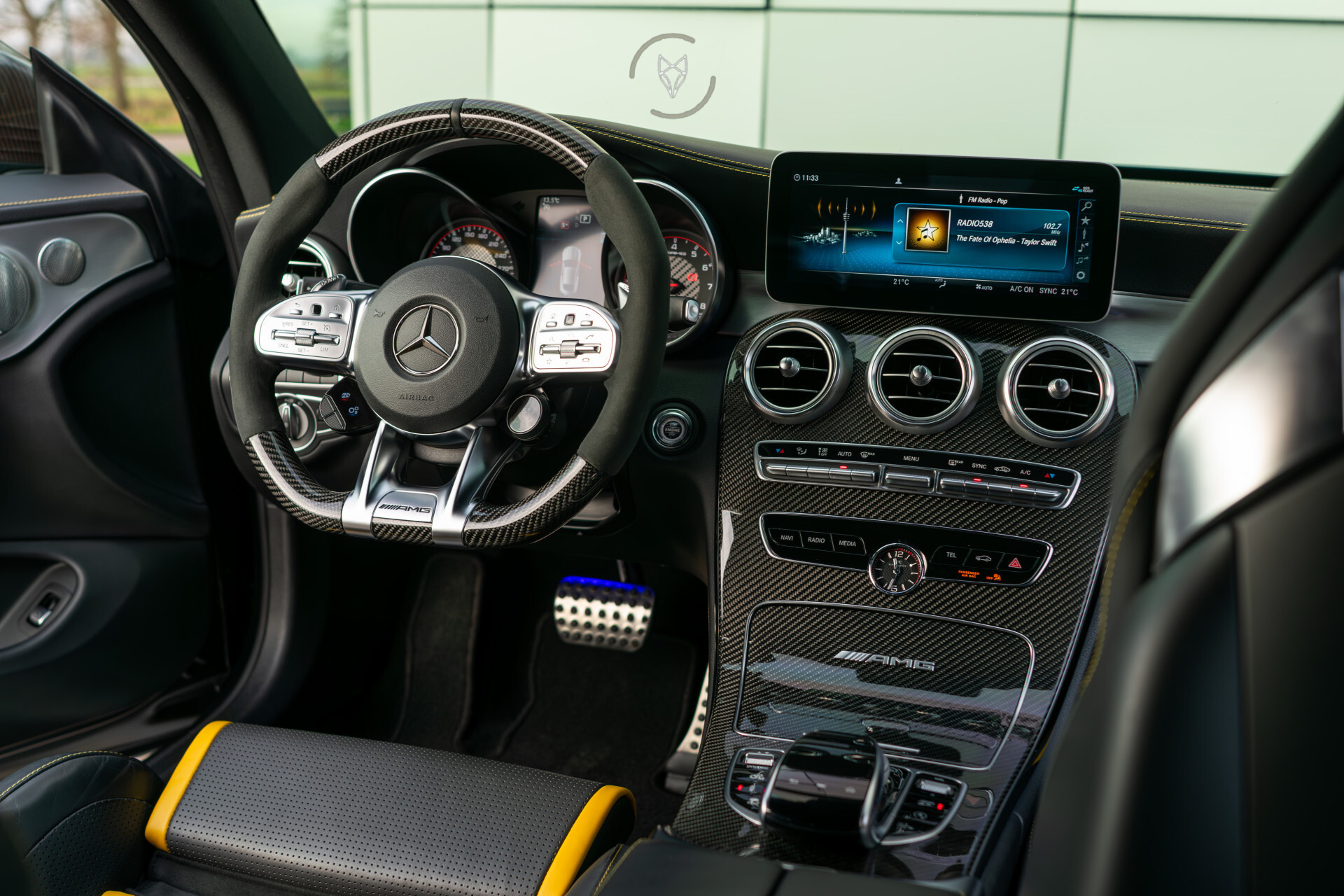 Mercedes-Benz C-Klasse Coupé AMG 63 S Ceramic | Matte lak | Aerodynamica | Full Carbon | Performance stoelen | Burmester | BTW Foto 40