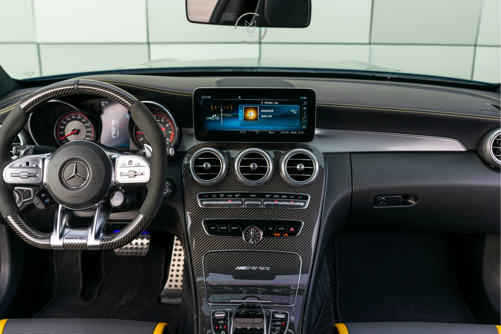 Mercedes-Benz C-Klasse Coupé AMG 63 S Ceramic | Matte lak | Aerodynamica | Full Carbon | Performance stoelen | Burmester | BTW Foto 44