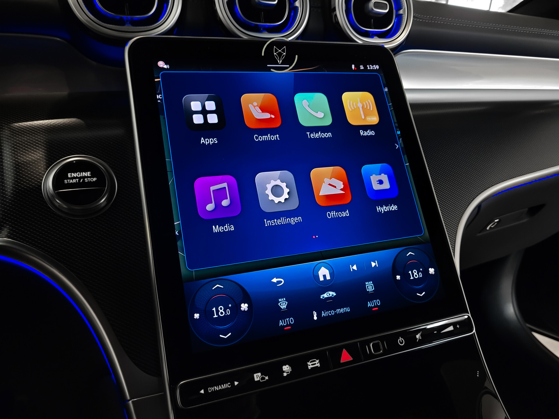 Mercedes-Benz GLC Coupé 300e 4-M AMG | Luchtvering | Achterassturing | ACC | Keyless | 360 | Mem | Burmester | Night | 20" | Night | Trekhaak | Premium Plus Foto 10