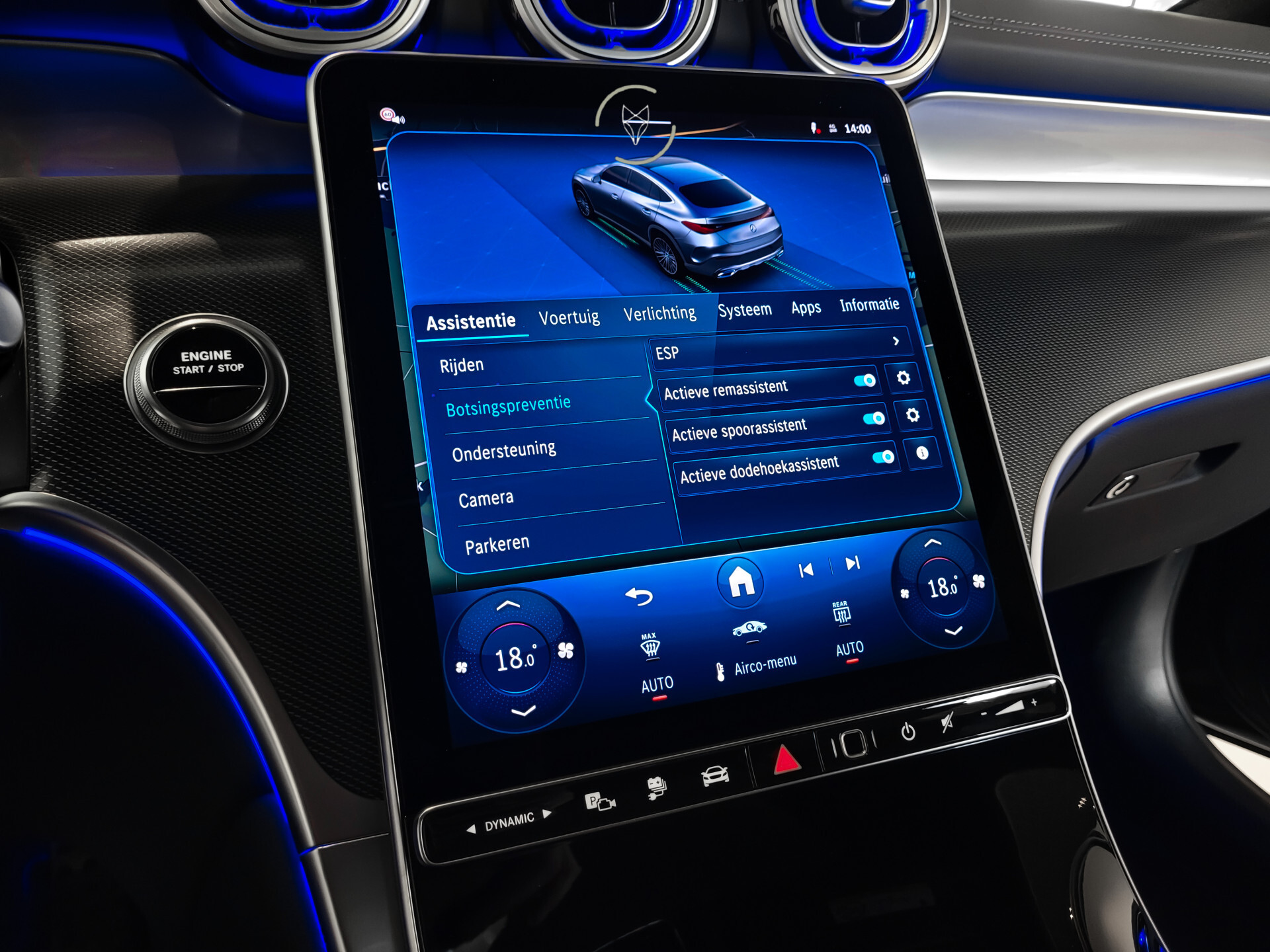 Mercedes-Benz GLC Coupé 300e 4-M AMG | Luchtvering | Achterassturing | ACC | Keyless | 360 | Mem | Burmester | Night | 20" | Night | Trekhaak | Premium Plus Foto 20