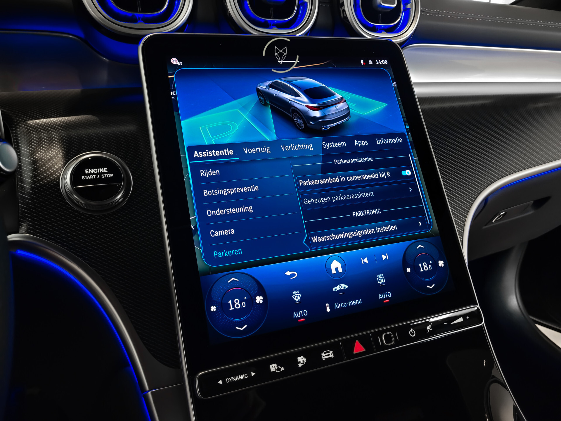 Mercedes-Benz GLC Coupé 300e 4-M AMG | Luchtvering | Achterassturing | ACC | Keyless | 360 | Mem | Burmester | Night | 20" | Night | Trekhaak | Premium Plus Foto 22