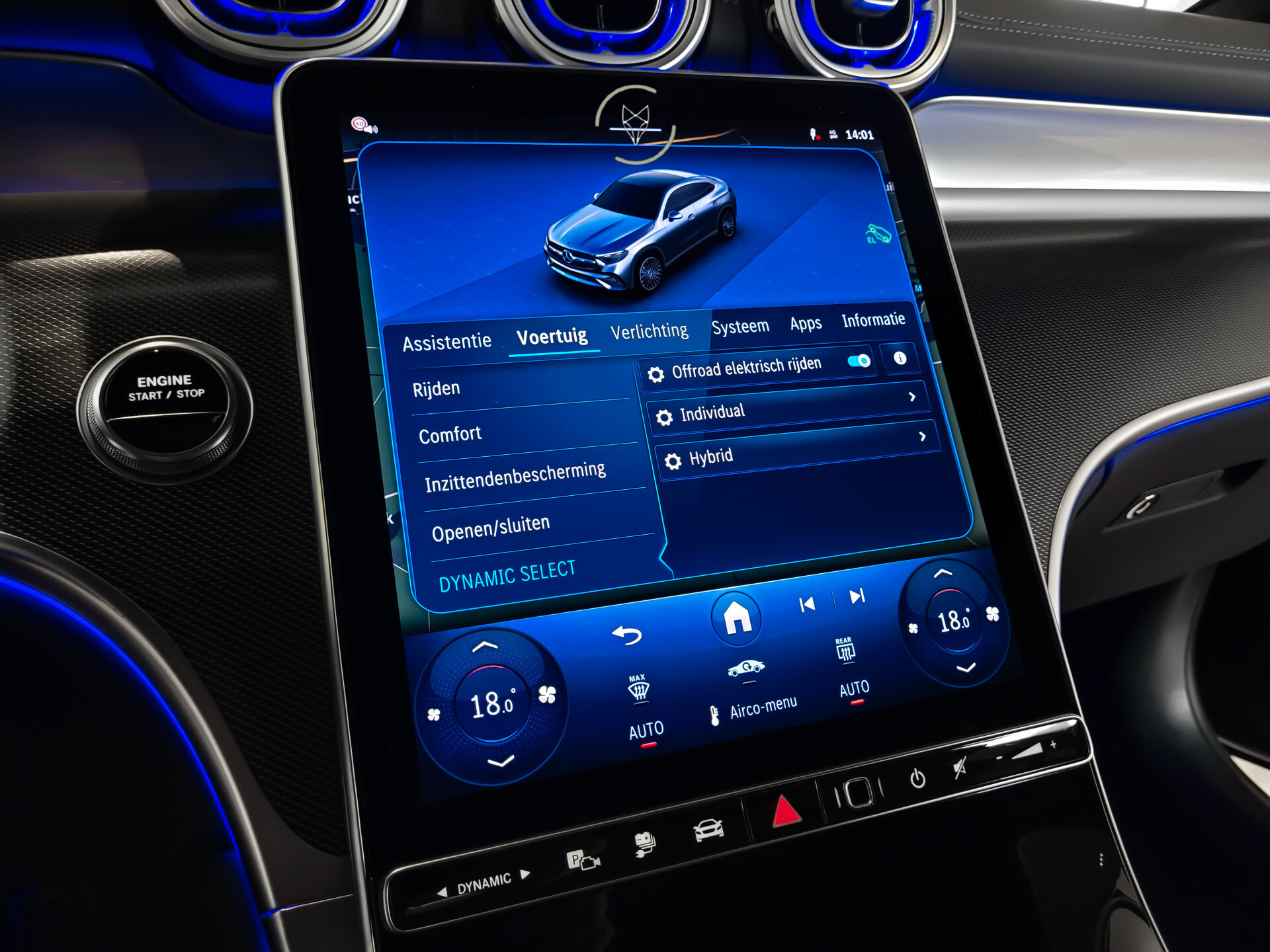 Mercedes-Benz GLC Coupé 300e 4-M AMG | Luchtvering | Achterassturing | ACC | Keyless | 360 | Mem | Burmester | Night | 20" | Night | Trekhaak | Premium Plus Foto 28