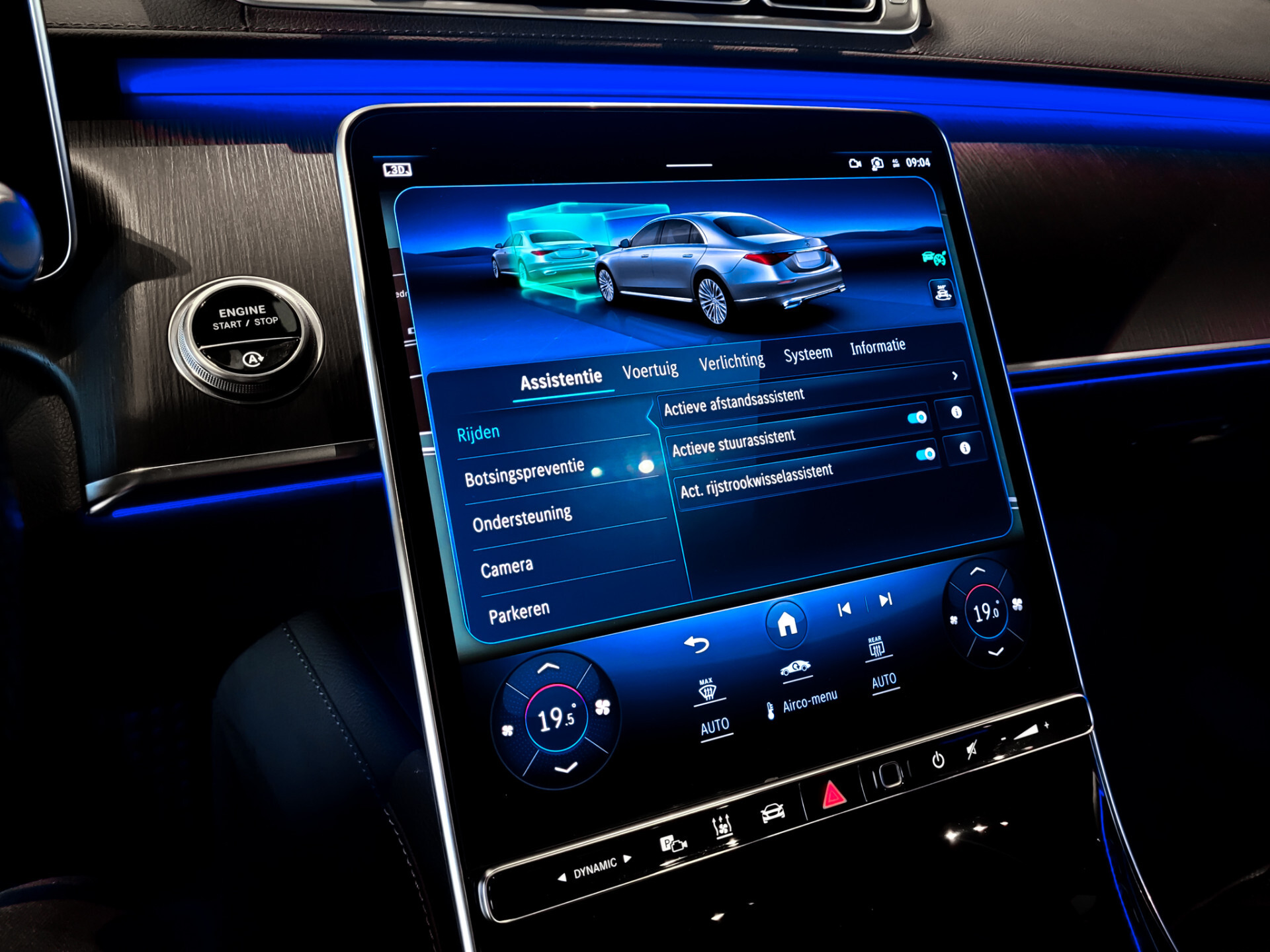 Mercedes-Benz S-Klasse 400d 4-M AMG Achterassturing | Ruitleder | Burmester | Rij-assistentie | Keyless | Night | 21" Aut9 Foto 10