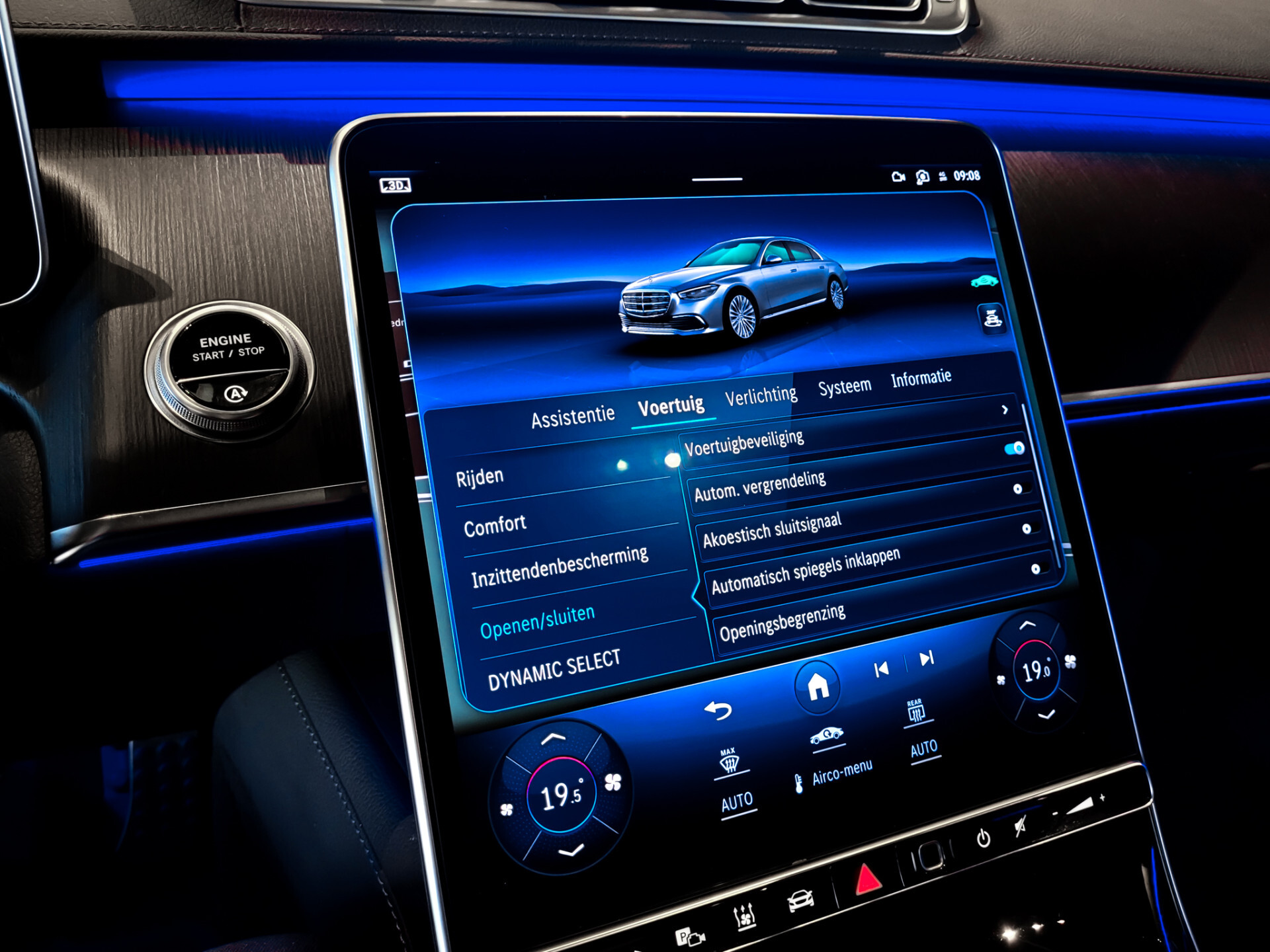 Mercedes-Benz S-Klasse 400d 4-M AMG Achterassturing | Ruitleder | Burmester | Rij-assistentie | Keyless | Night | 21" Aut9 Foto 18