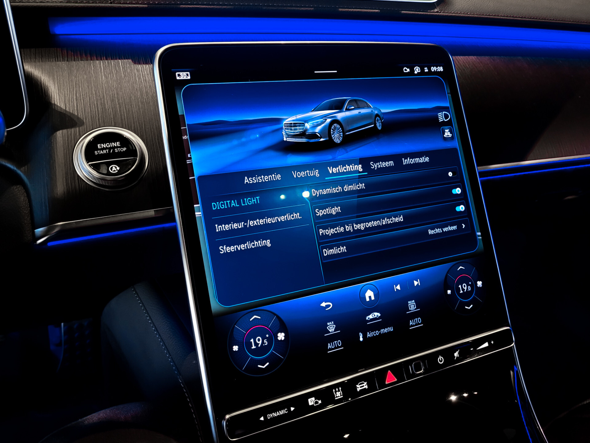 Mercedes-Benz S-Klasse 400d 4-M AMG Achterassturing | Ruitleder | Burmester | Rij-assistentie | Keyless | Night | 21" Aut9 Foto 22