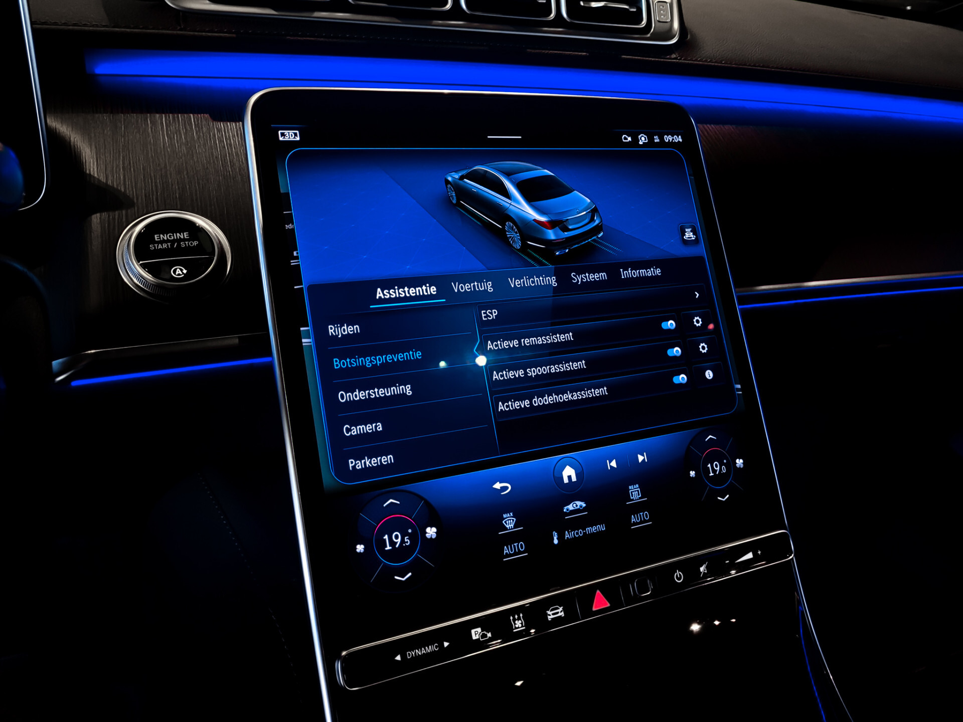 Mercedes-Benz S-Klasse 400d 4-M AMG Achterassturing | Ruitleder | Burmester | Rij-assistentie | Keyless | Night | 21" Aut9 Foto 8