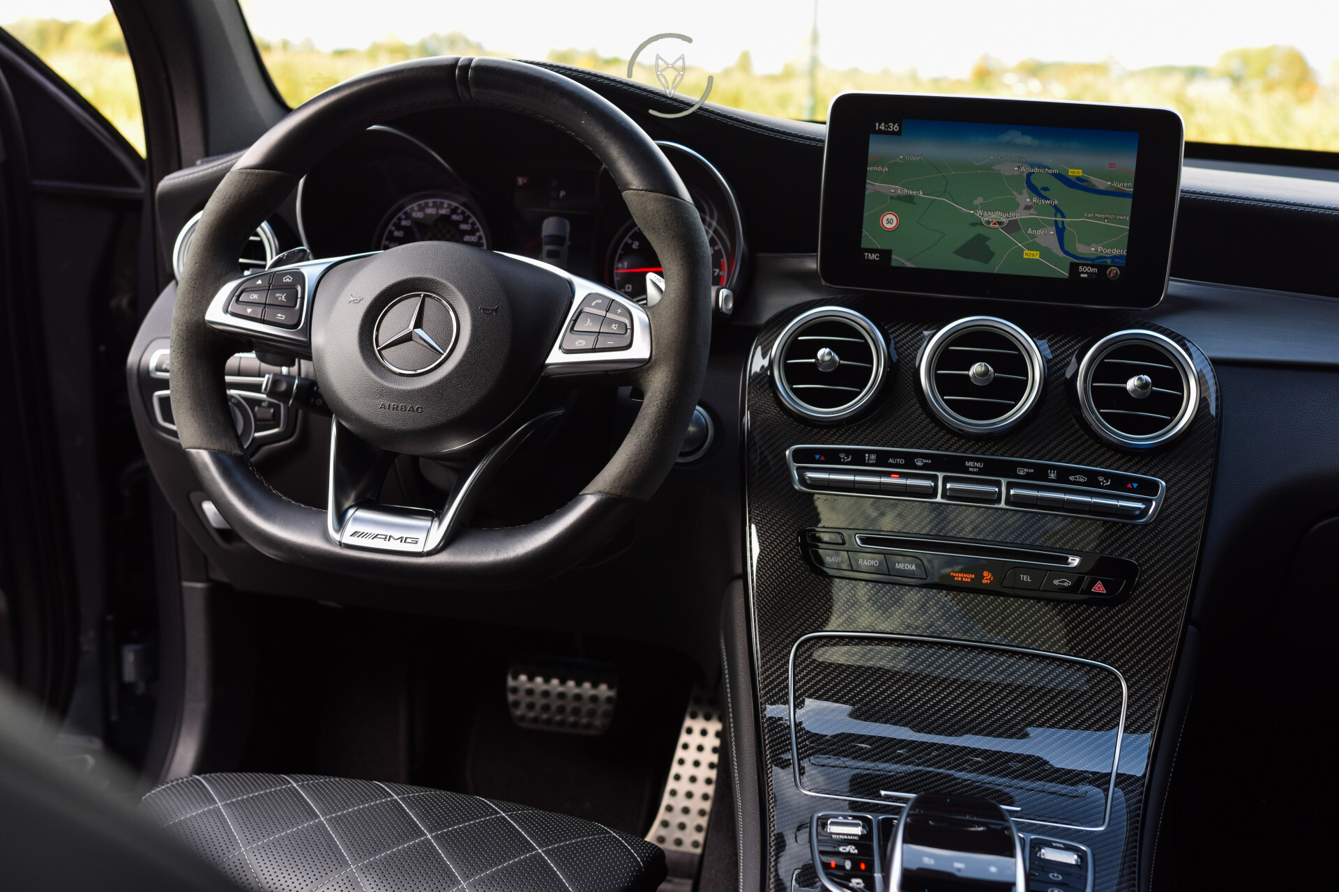 Mercedes-Benz GLC Coupé AMG 43 4-M Designo | Carbon | Standkachel | Keyless | Burmester | Night | 21" | New Service Foto 38