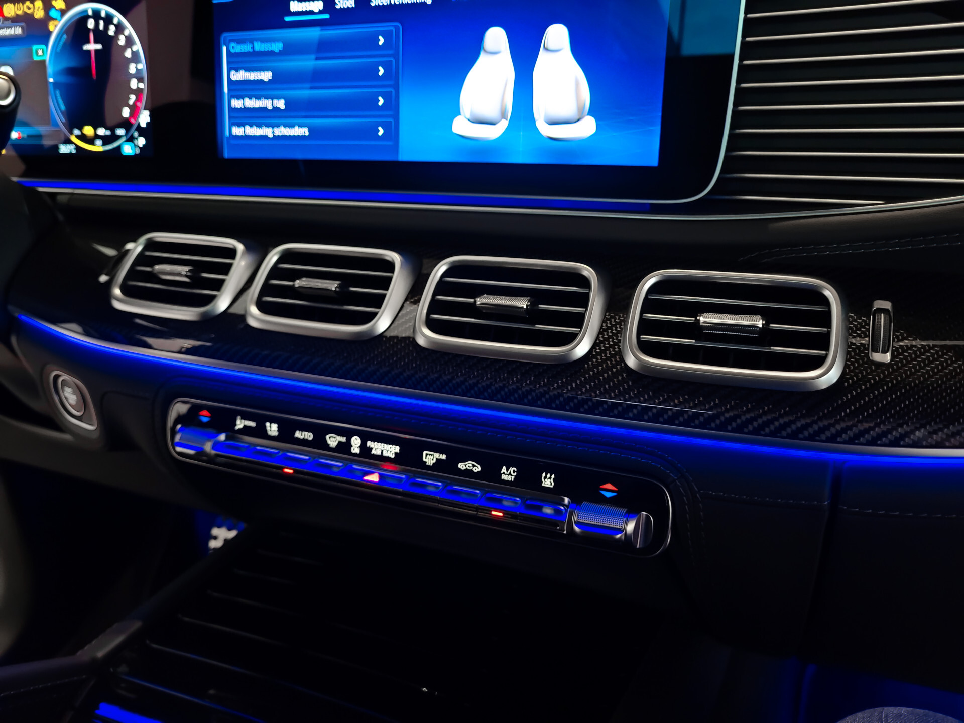 Mercedes-Benz GLE AMG 53 Hybrid 4M+ Night | Carbon | Ruitleder | Performance | 22" | Massage | HUD | Stoelkoeling Foto 13