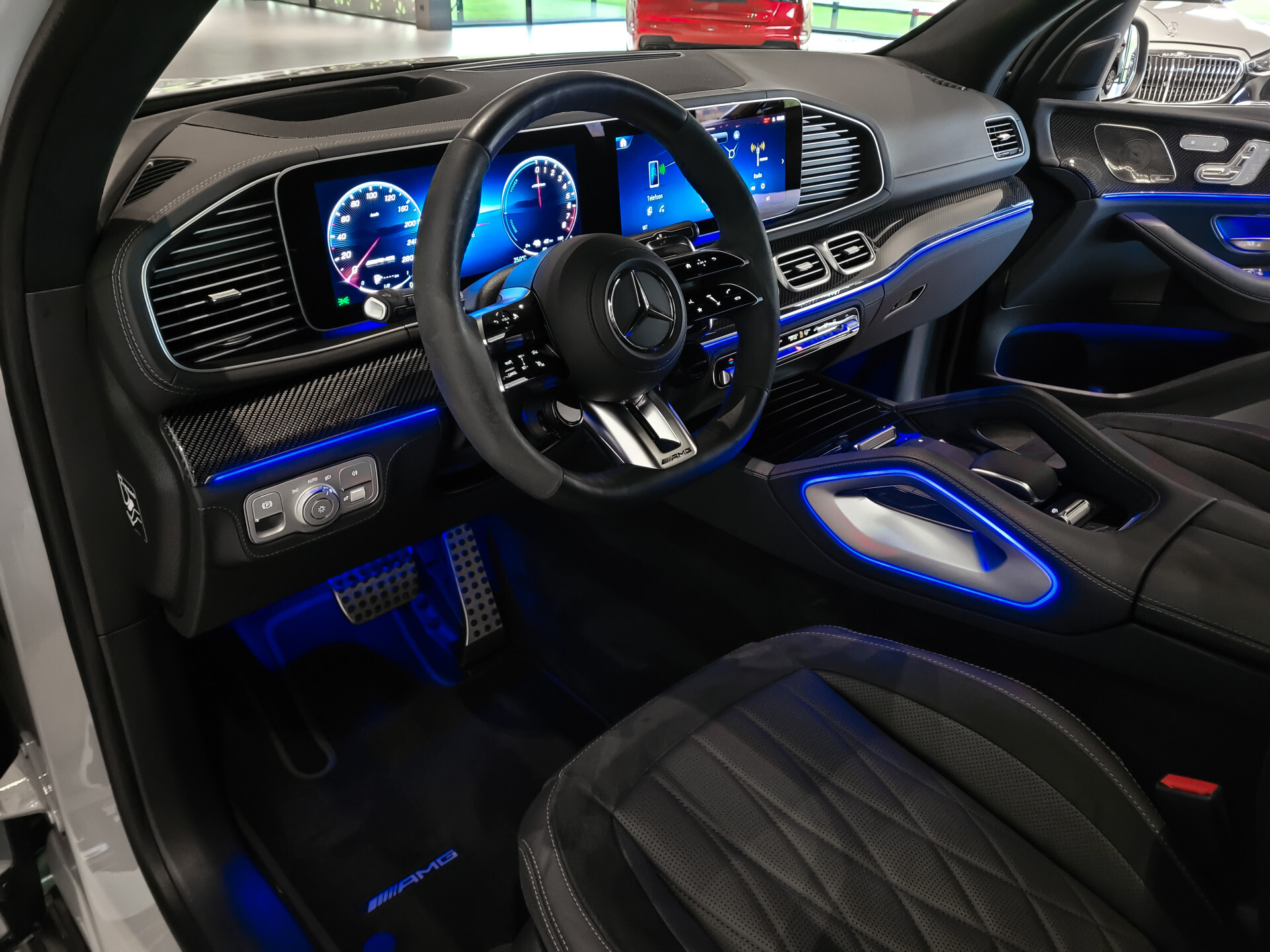 Mercedes-Benz GLE AMG 53 Hybrid 4M+ Night | Carbon | Ruitleder | Performance | 22" | Massage | HUD | Stoelkoeling Foto 3