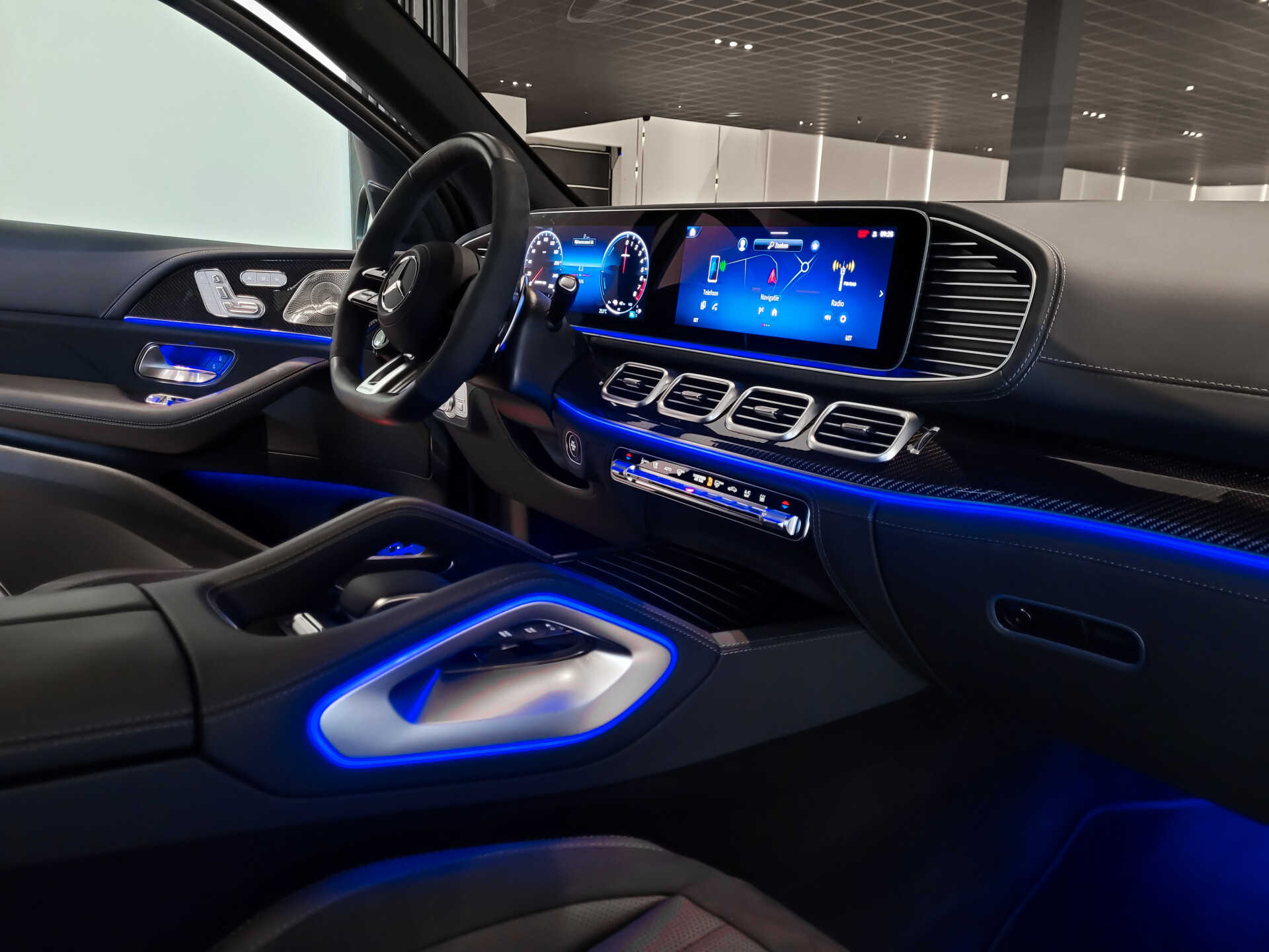 Mercedes-Benz GLE AMG 53 Hybrid 4M+ Night | Carbon | Ruitleder | Performance | 22" | Massage | HUD | Stoelkoeling Foto 30