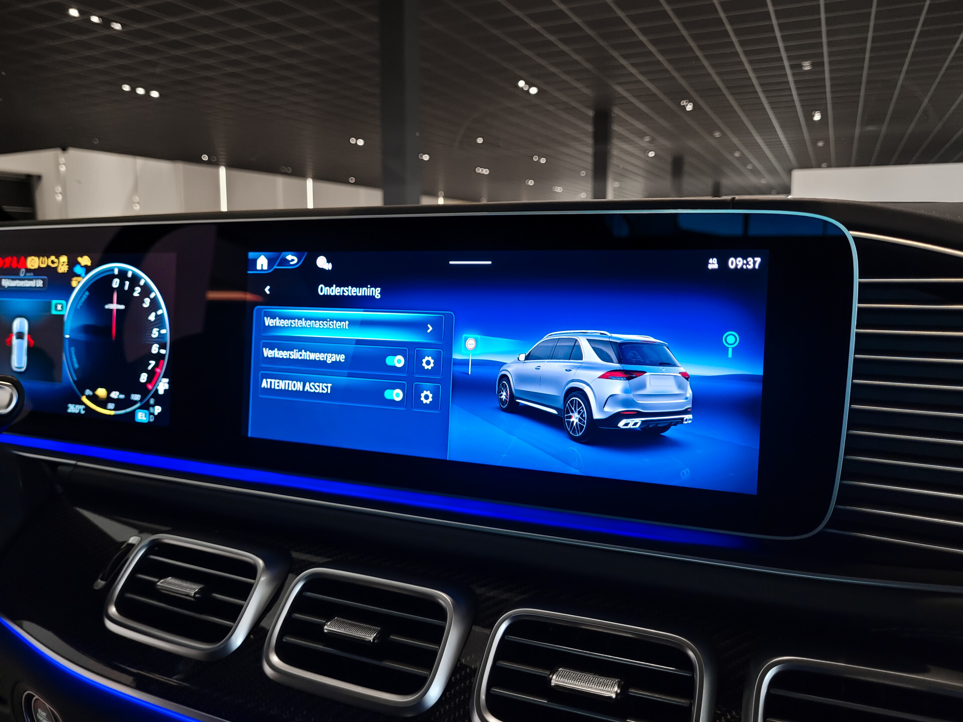 Mercedes-Benz GLE AMG 53 Hybrid 4M+ Night | Carbon | Ruitleder | Performance | 22" | Massage | HUD | Stoelkoeling Foto 39