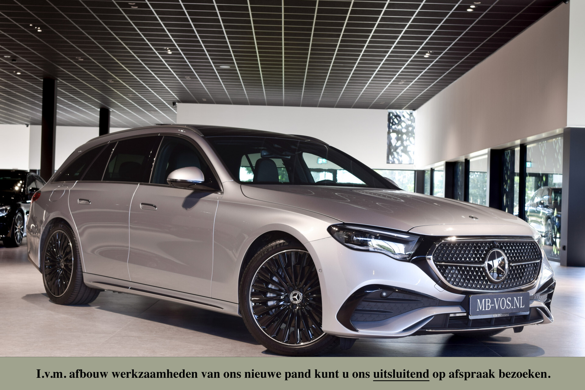 Mercedes-Benz E-Klasse Estate 300 de 4-M AMG Luchtvering | ACC | Keyless | Burmester 4D | Mem | Dynamic Light | Trekhaak | 360 Foto 1
