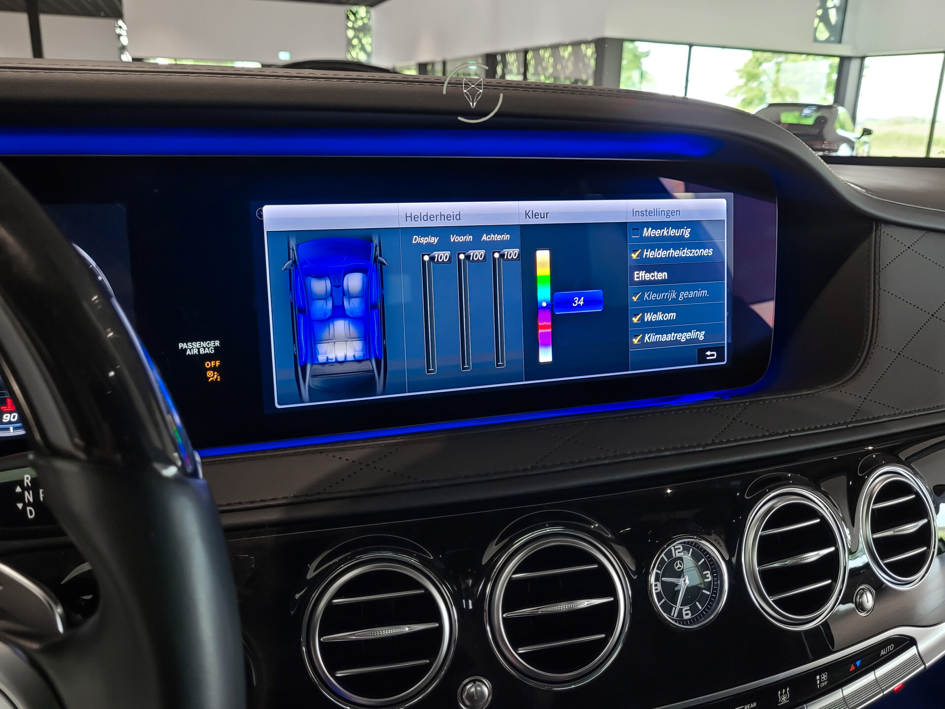 Mercedes-Benz S-Klasse 560 Lang 4-M AMG Exclusive | 4*massage/koeling | 20" | entertainment | standkachel | HUD | nachtzicht Foto 35