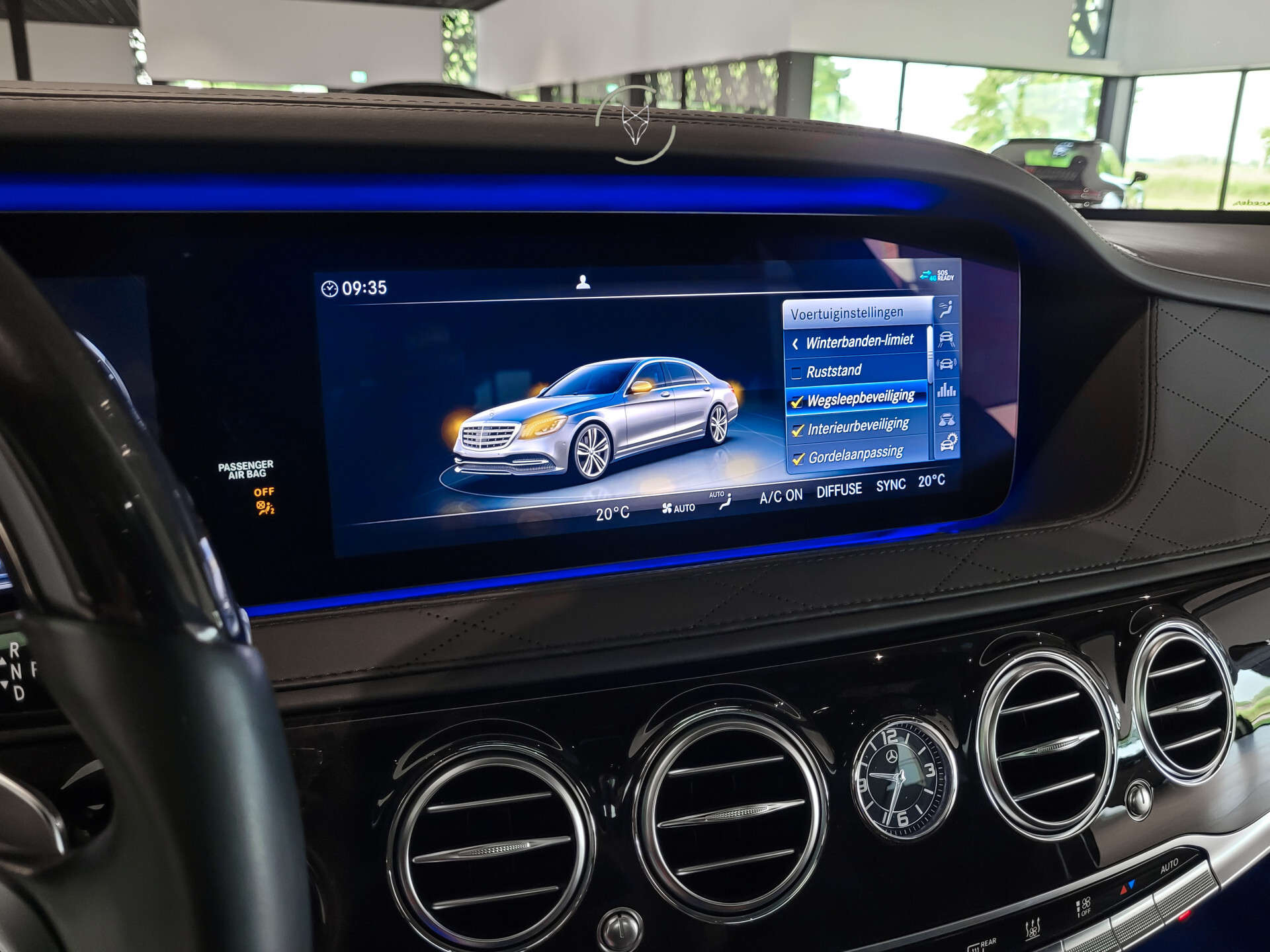 Mercedes-Benz S-Klasse 560 Lang 4-M AMG Exclusive | 4*massage/koeling | 20" | entertainment | standkachel | HUD | nachtzicht Foto 39