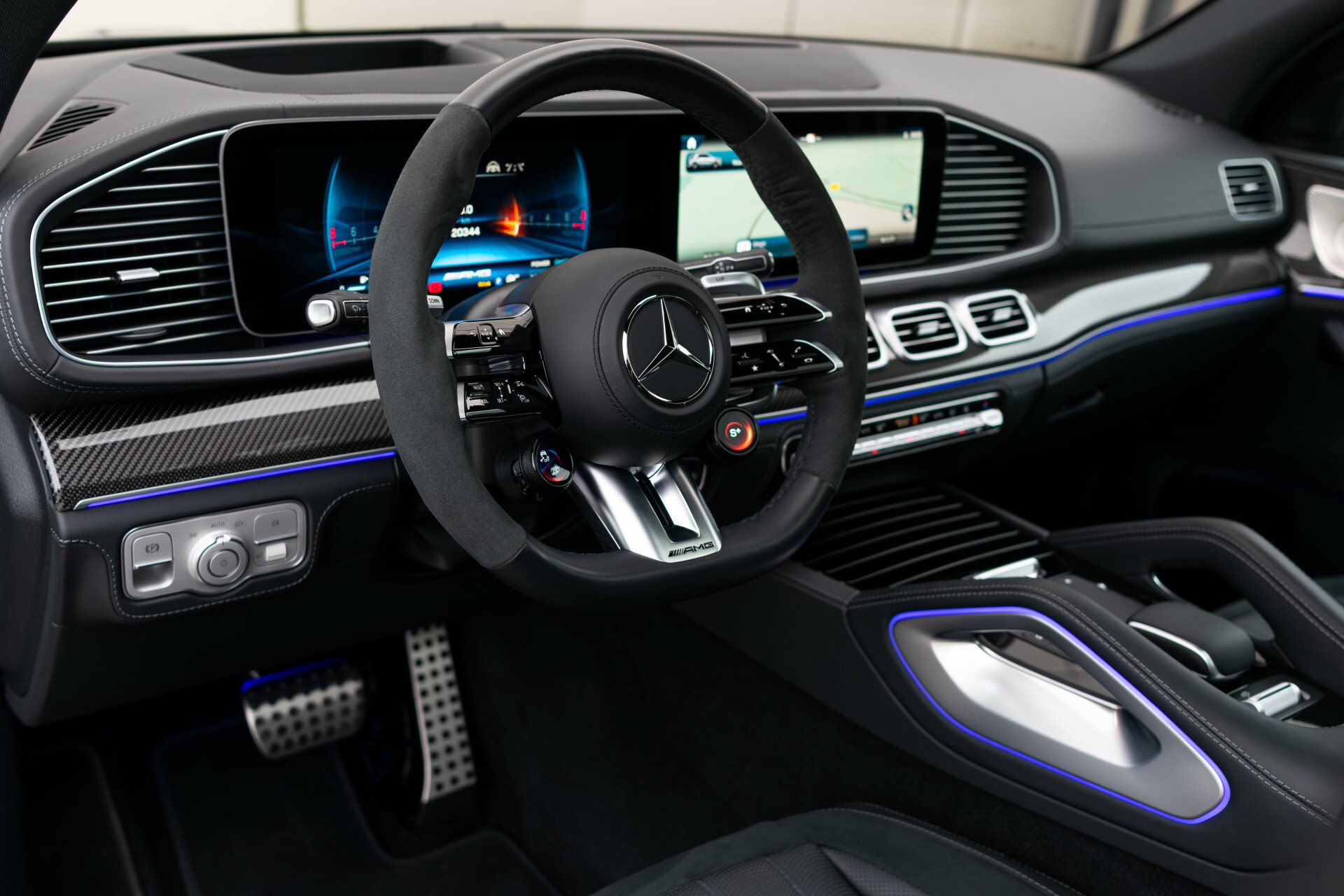 Mercedes-Benz GLE AMG 63 S 4M+ Facelift Carbon | Standkachel | Massage | Ruitleder | Burmester | HUD | Keyless | ACC | Softclose | Trekhaak Foto 19